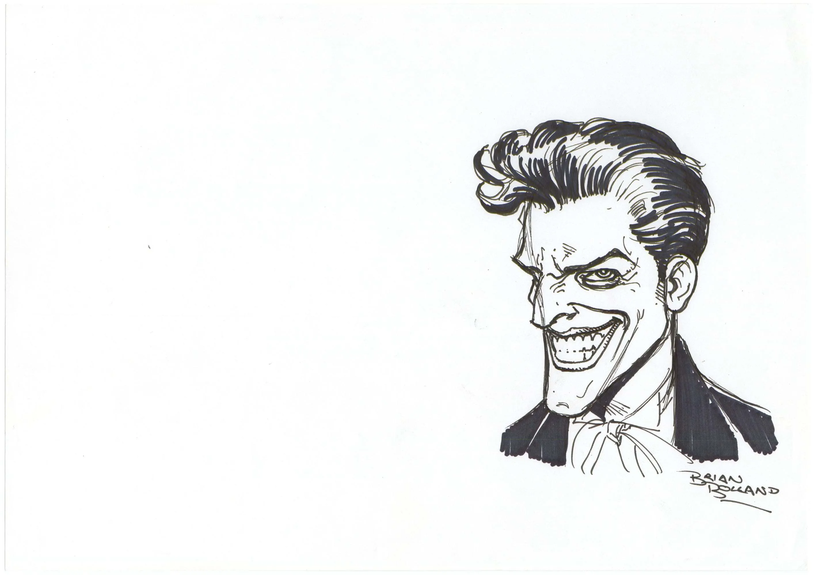 Bolland Joker Illustration Comic Art