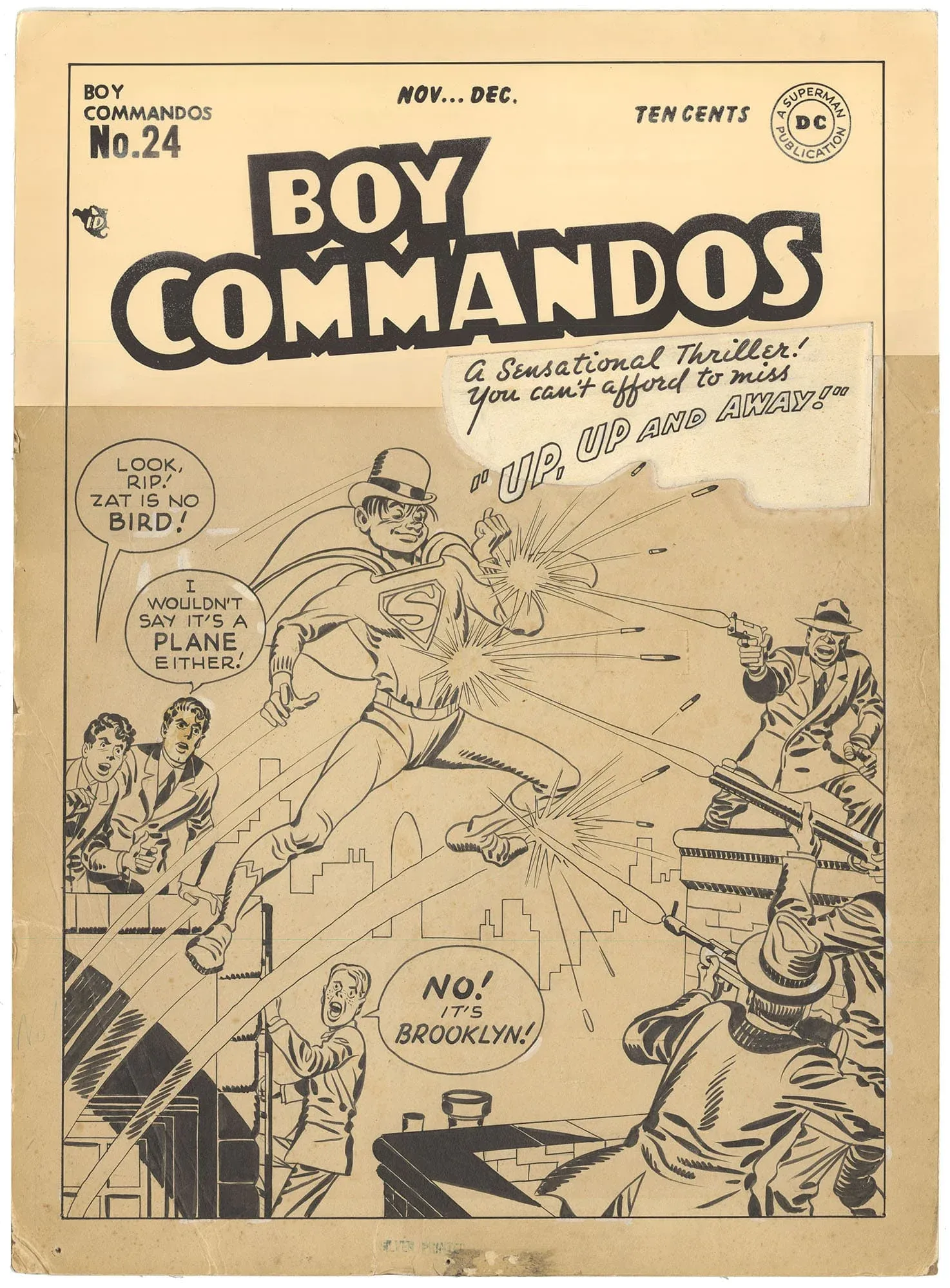Boy Commandos #24 Cover