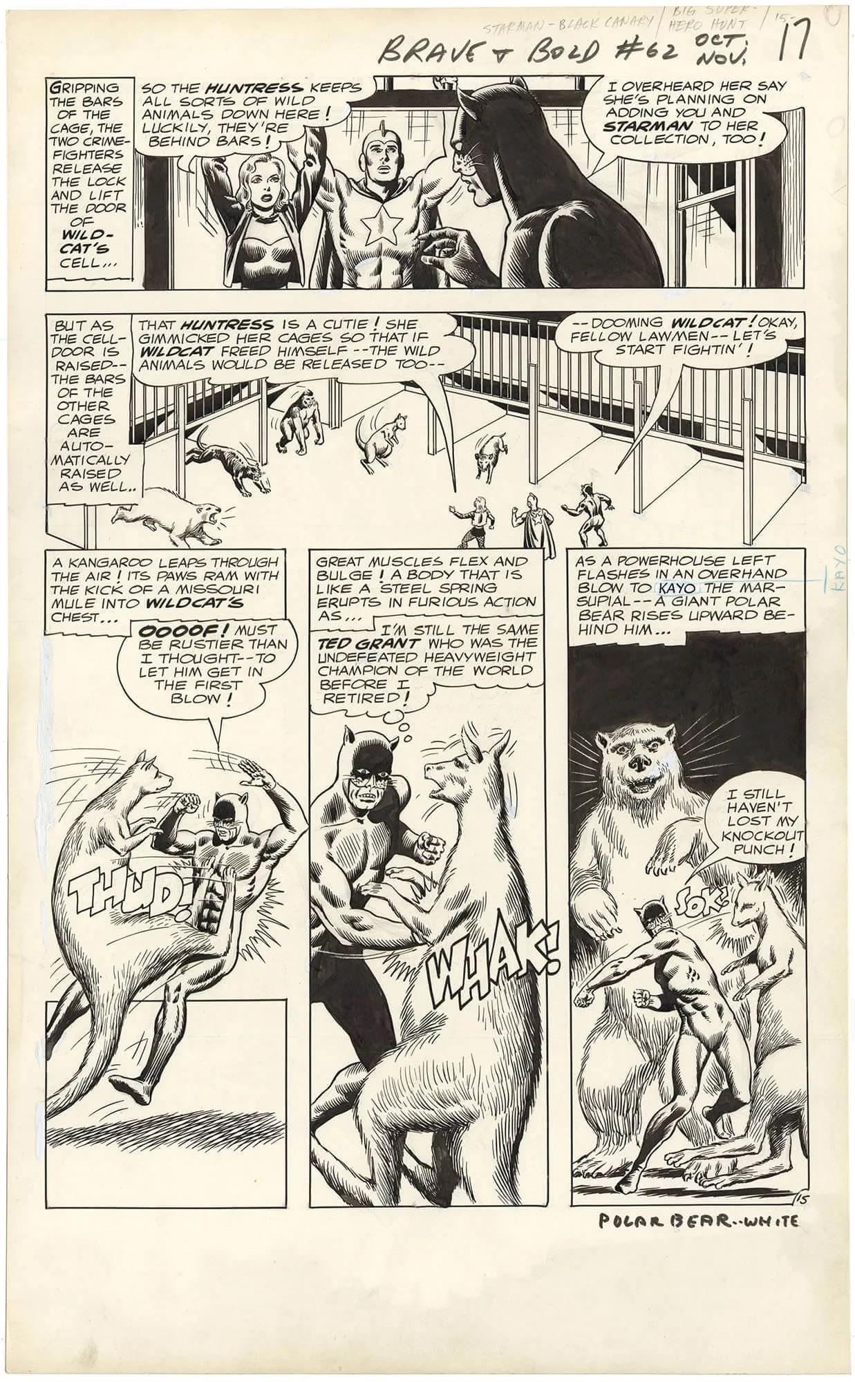 Brave And The Bold #62 P15 Comic Art