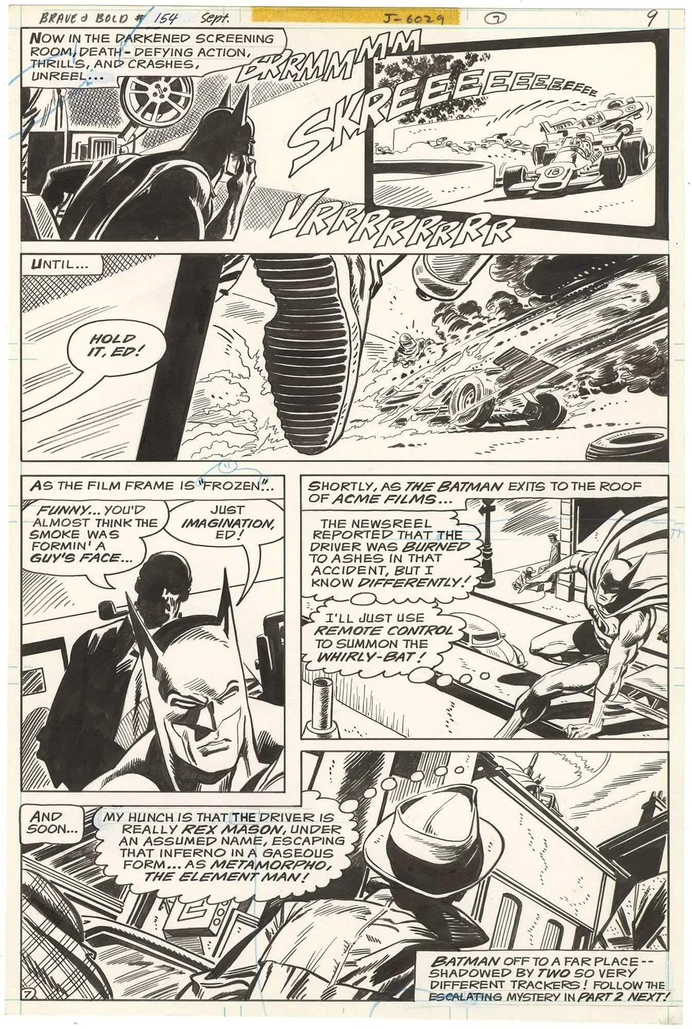 Brave And The Bold #154 P7 Comic Art