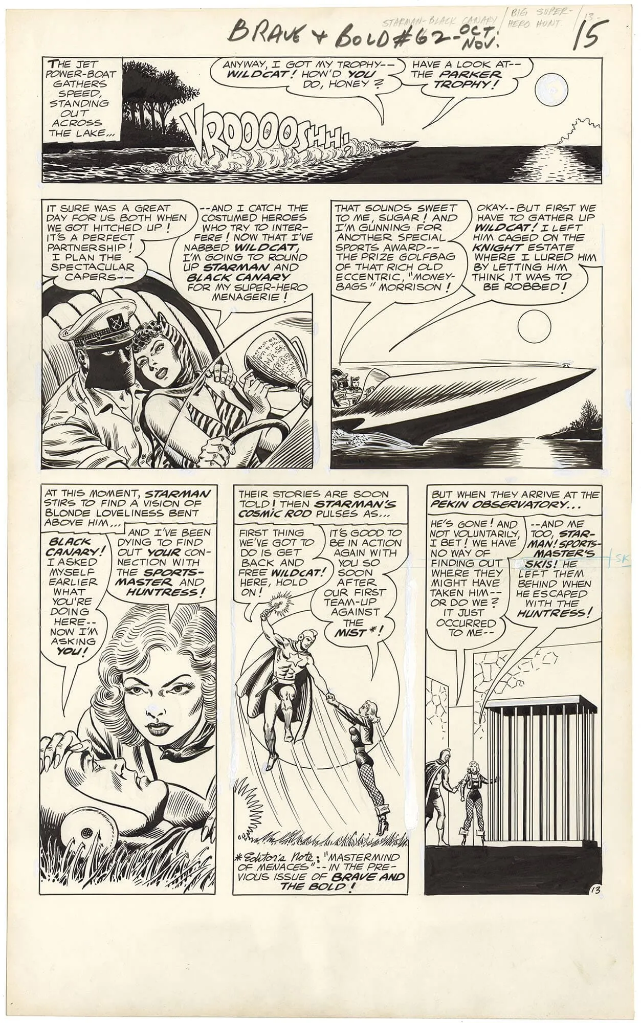 Brave And The Bold #62 P13 (Large Art) Comic Art