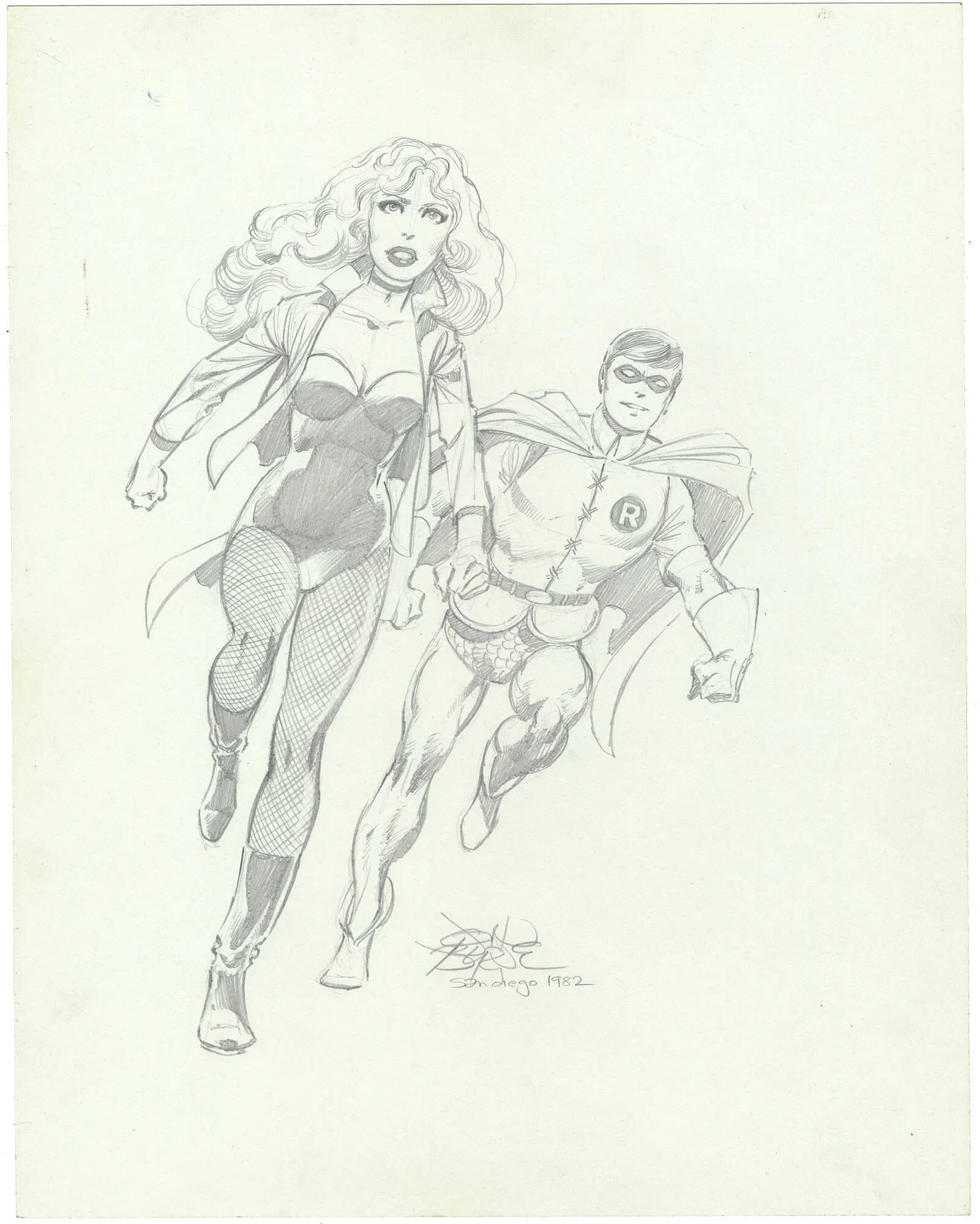 Byrne Black Canary Robin Commission