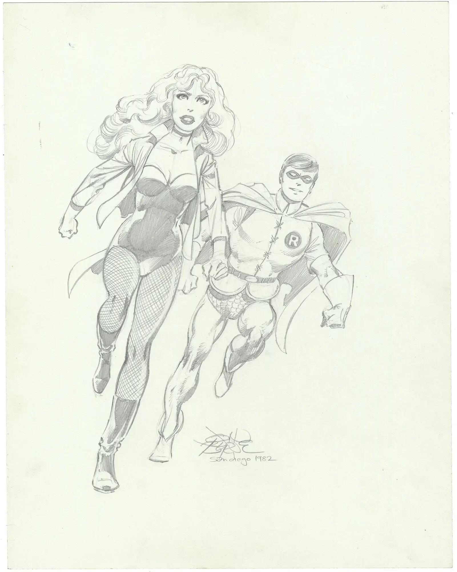 Byrne Black Canary Robin Commission