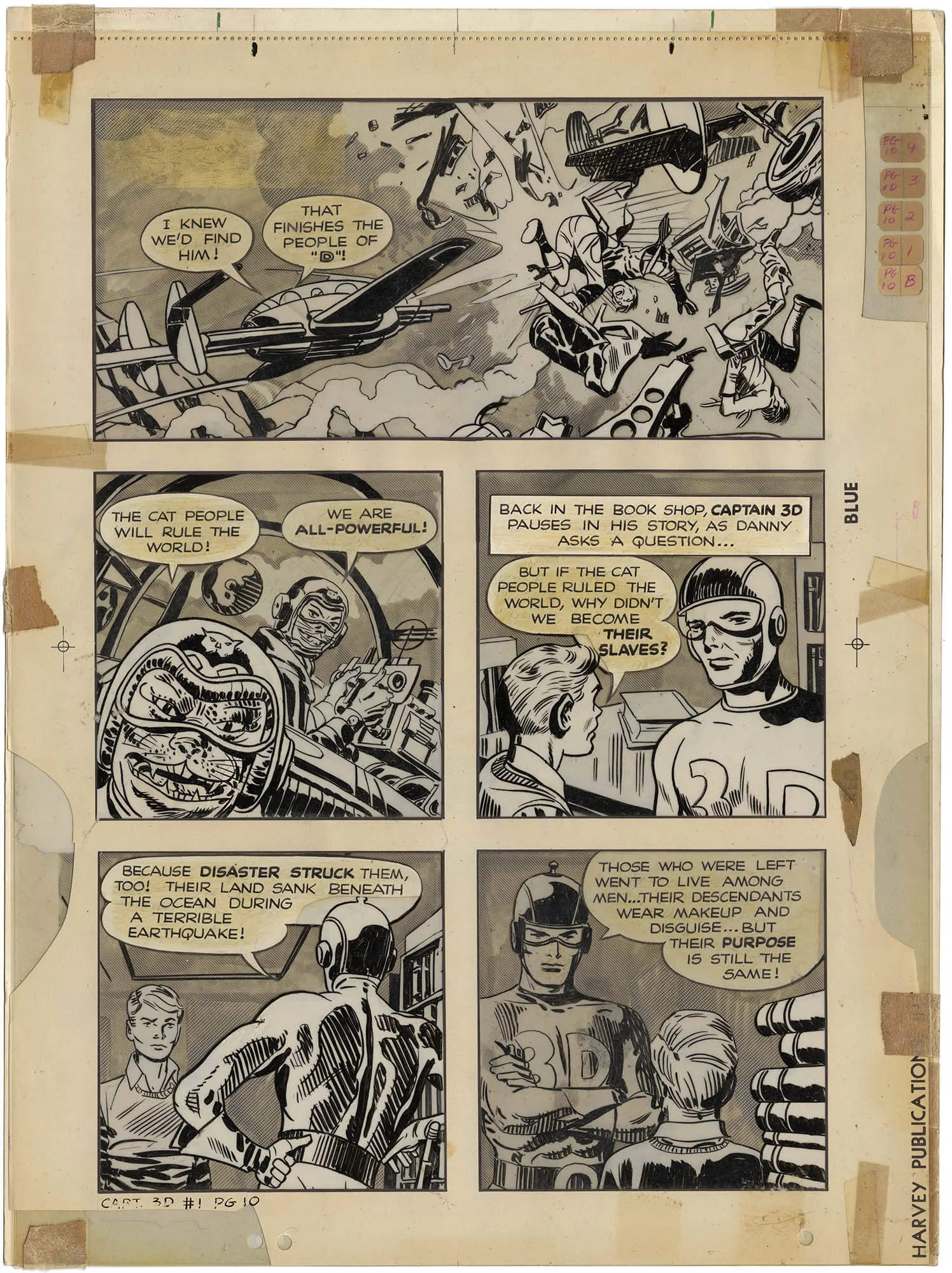 Captain 3-D #1 p10 (Large Art)