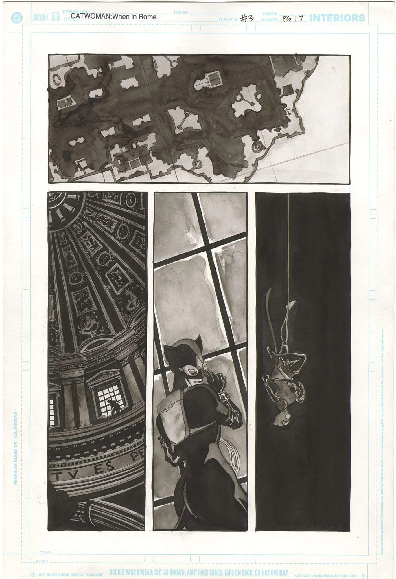 Catwoman: When In Rome #3 P17 Comic Art