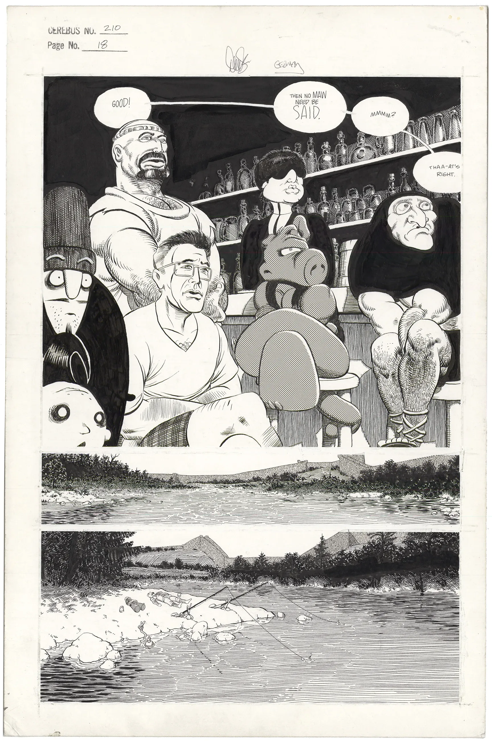 Cerebus #210 p18