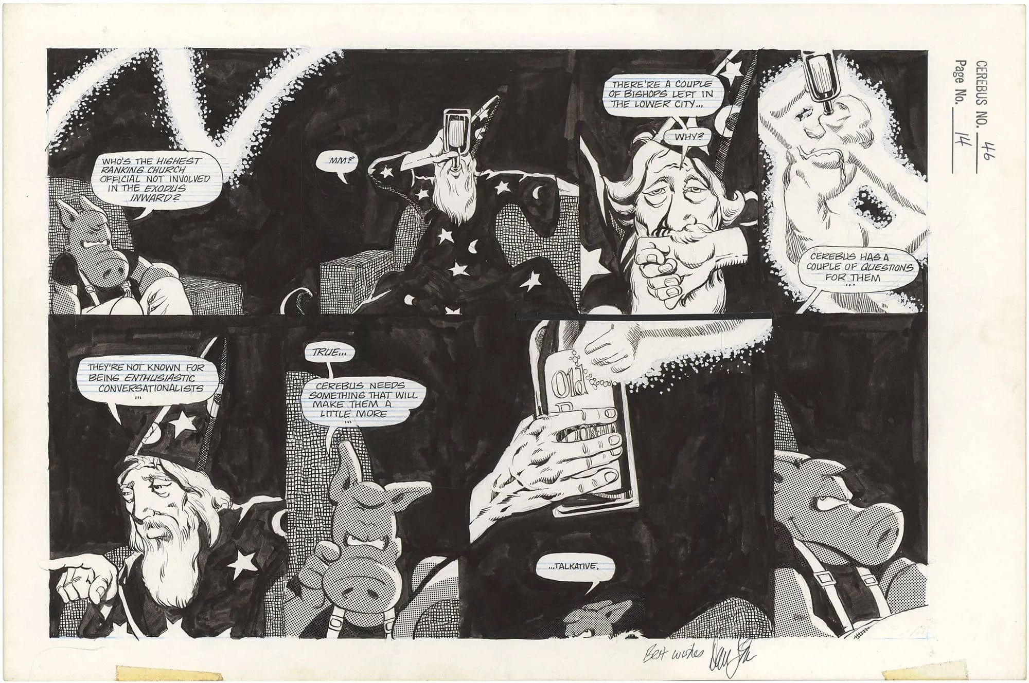 Cerebus #46 p14 (Signed)