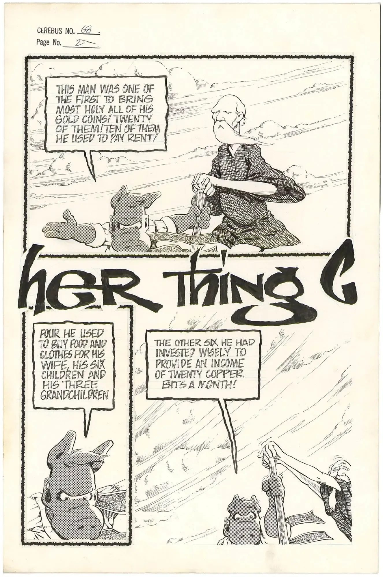 Cerebus #68 p2 (consecutive pages)