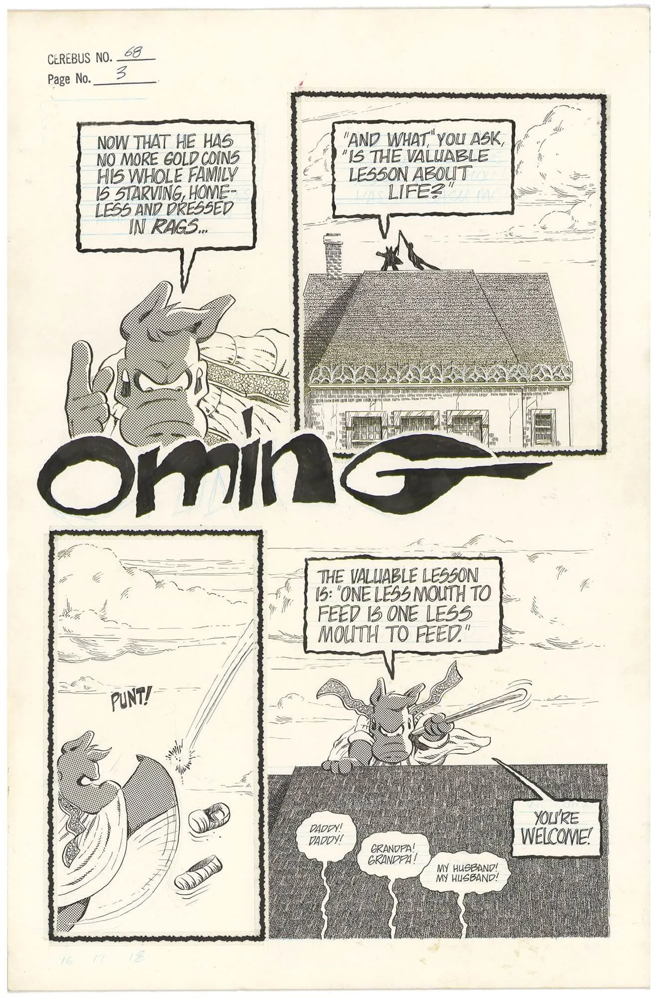 Cerebus #68 p3 (consecutive pages)
