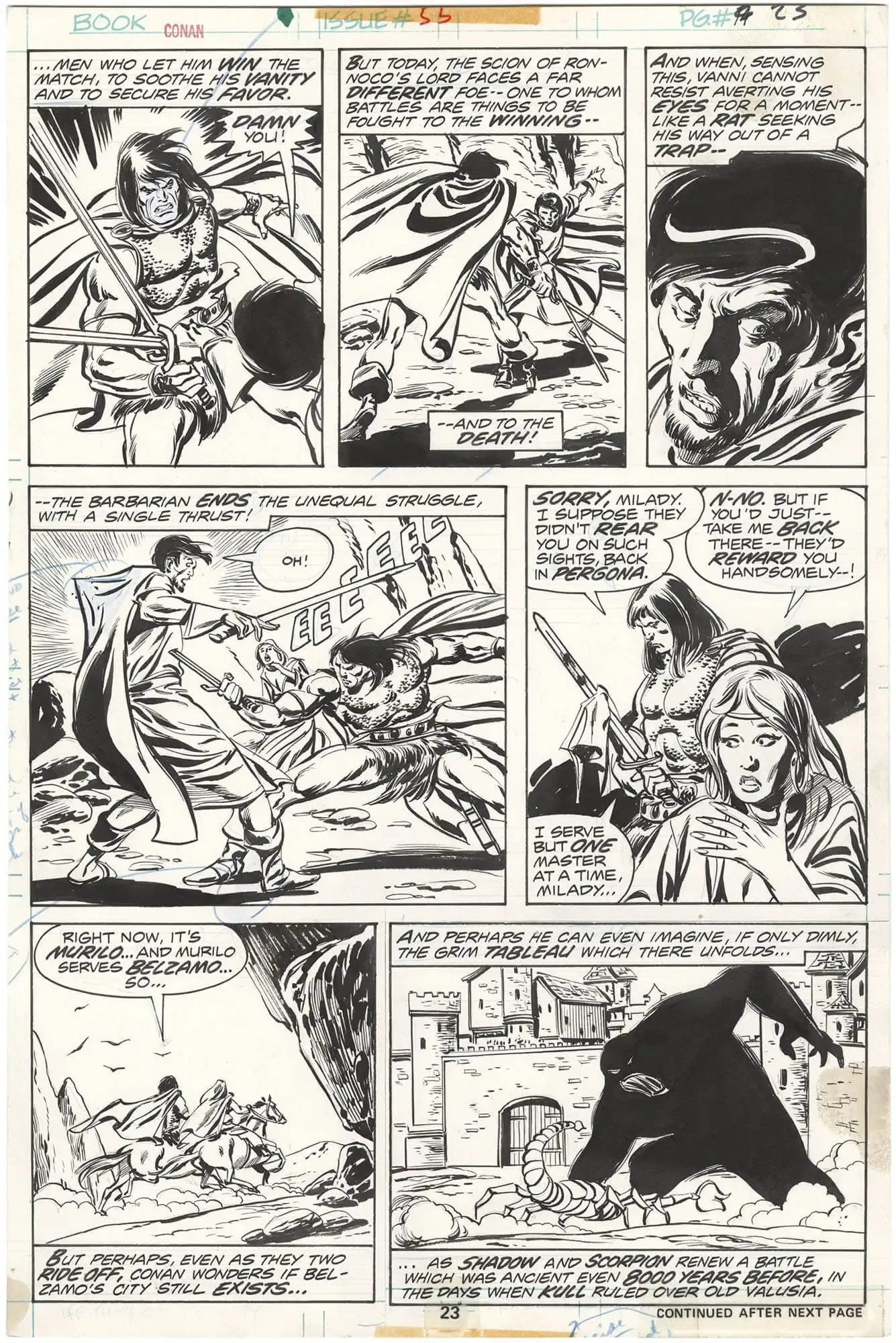 Conan the Barbarian #55 p23