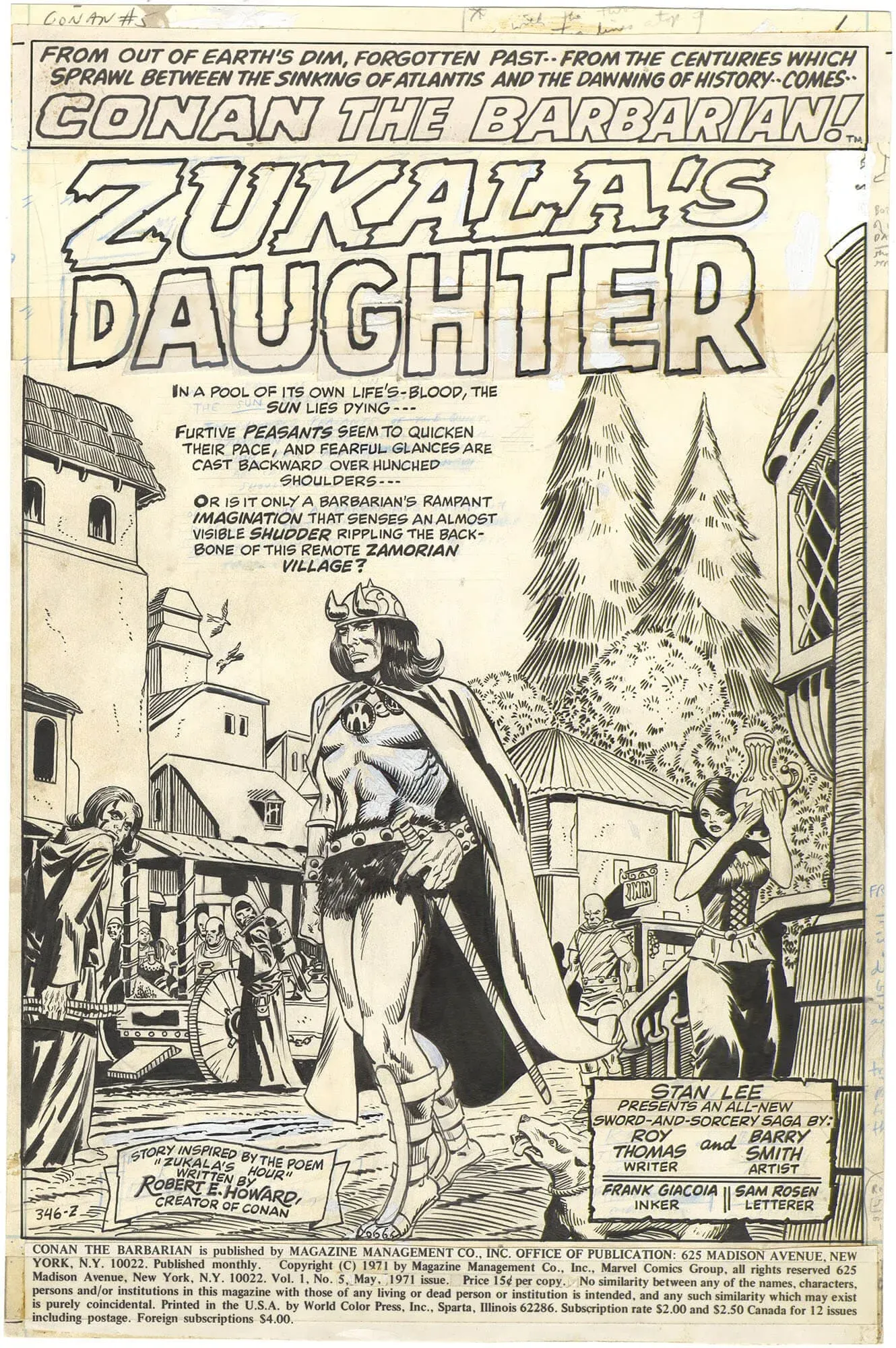 Conan the Barbarian #5 p1 (Splash)