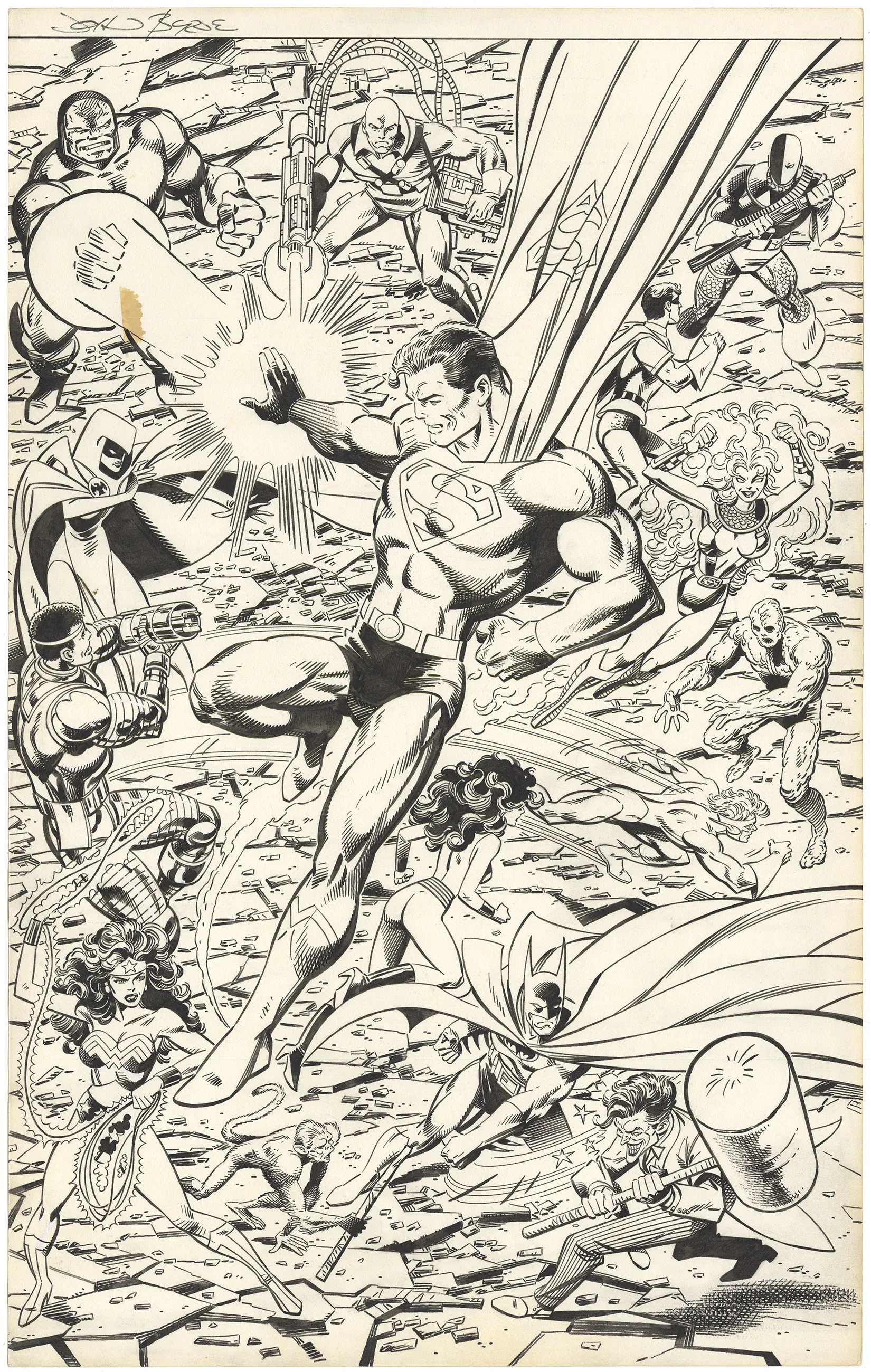 D.C. Comics Heroes Poster