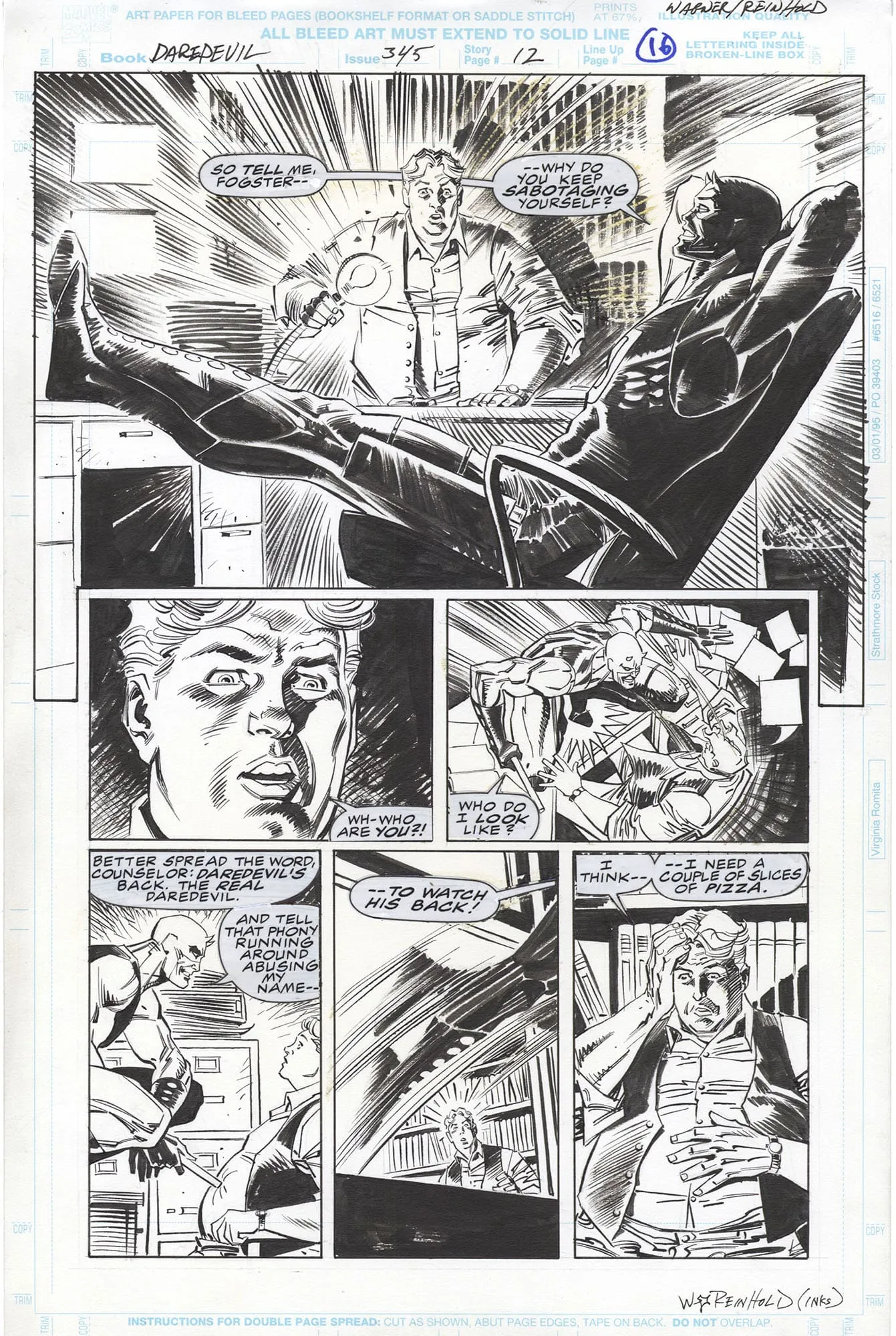 Daredevil #345 p12 (Original costume)