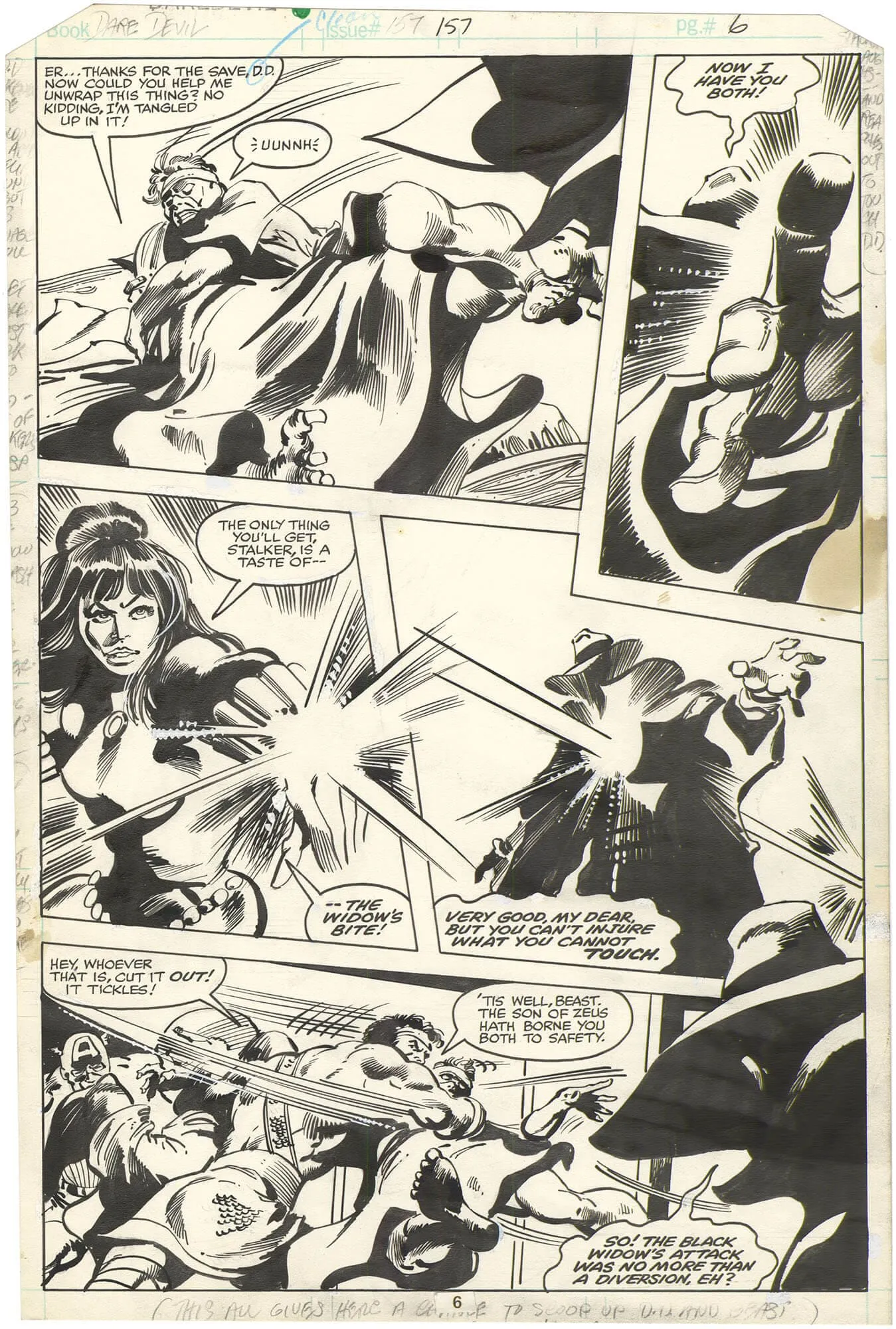 Daredevil #157 p6 (Black Widow+Avengers)