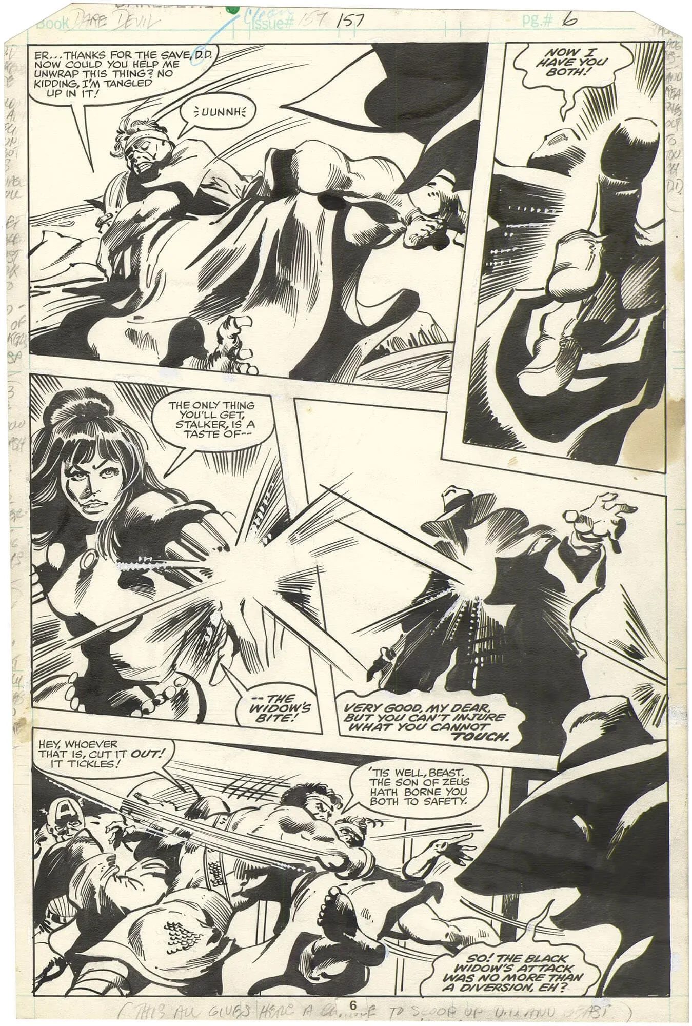 Daredevil #157 p6 (Black Widow+Avengers)