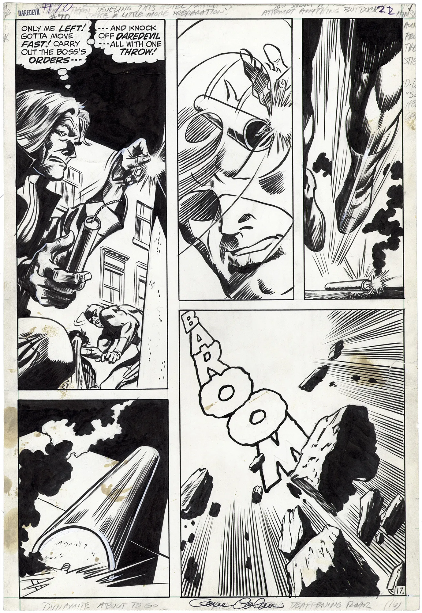 Daredevil #70 p17 (Signed)