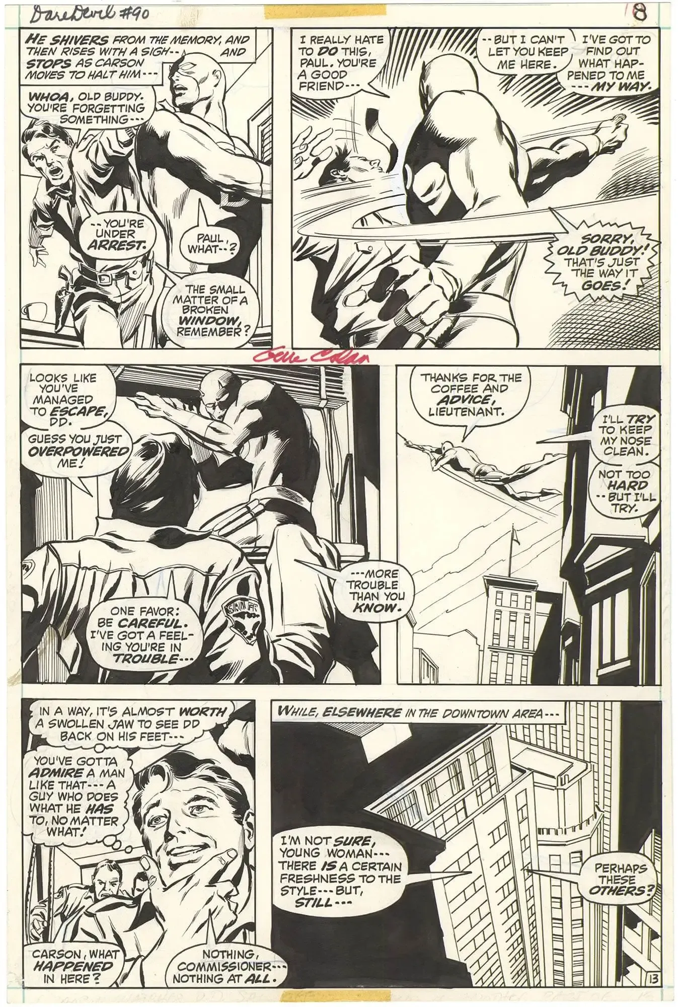 Daredevil #90 p13 (Signed)