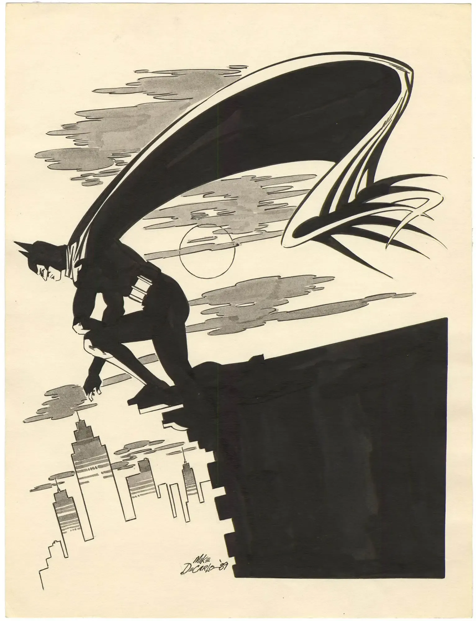 DeCarlo Batman Commission (Signed)