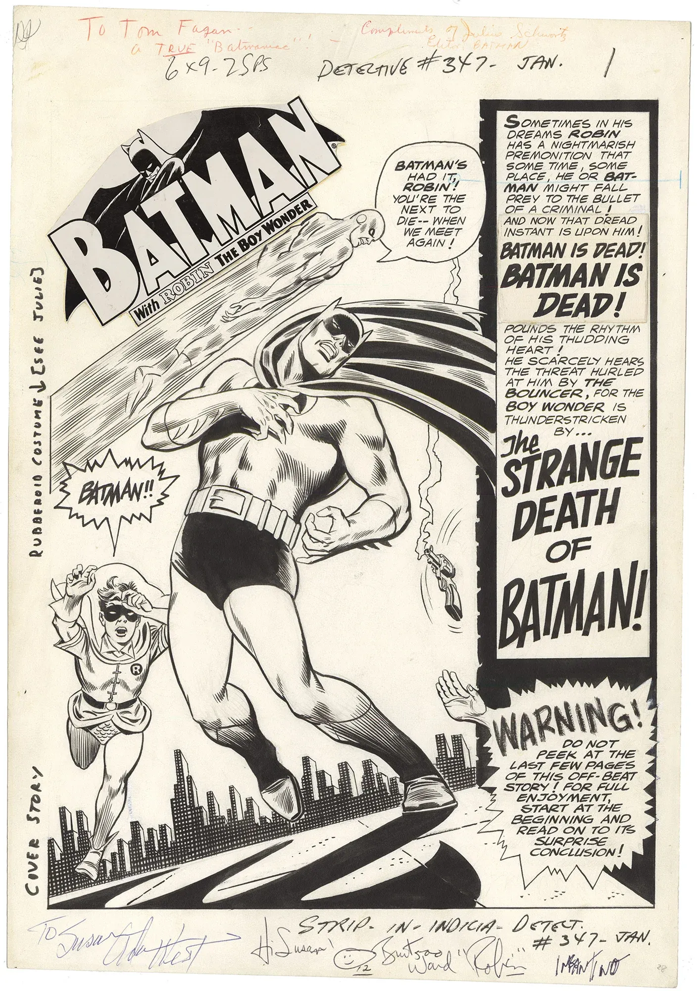 Detective Comics #347 p1 (Signed)