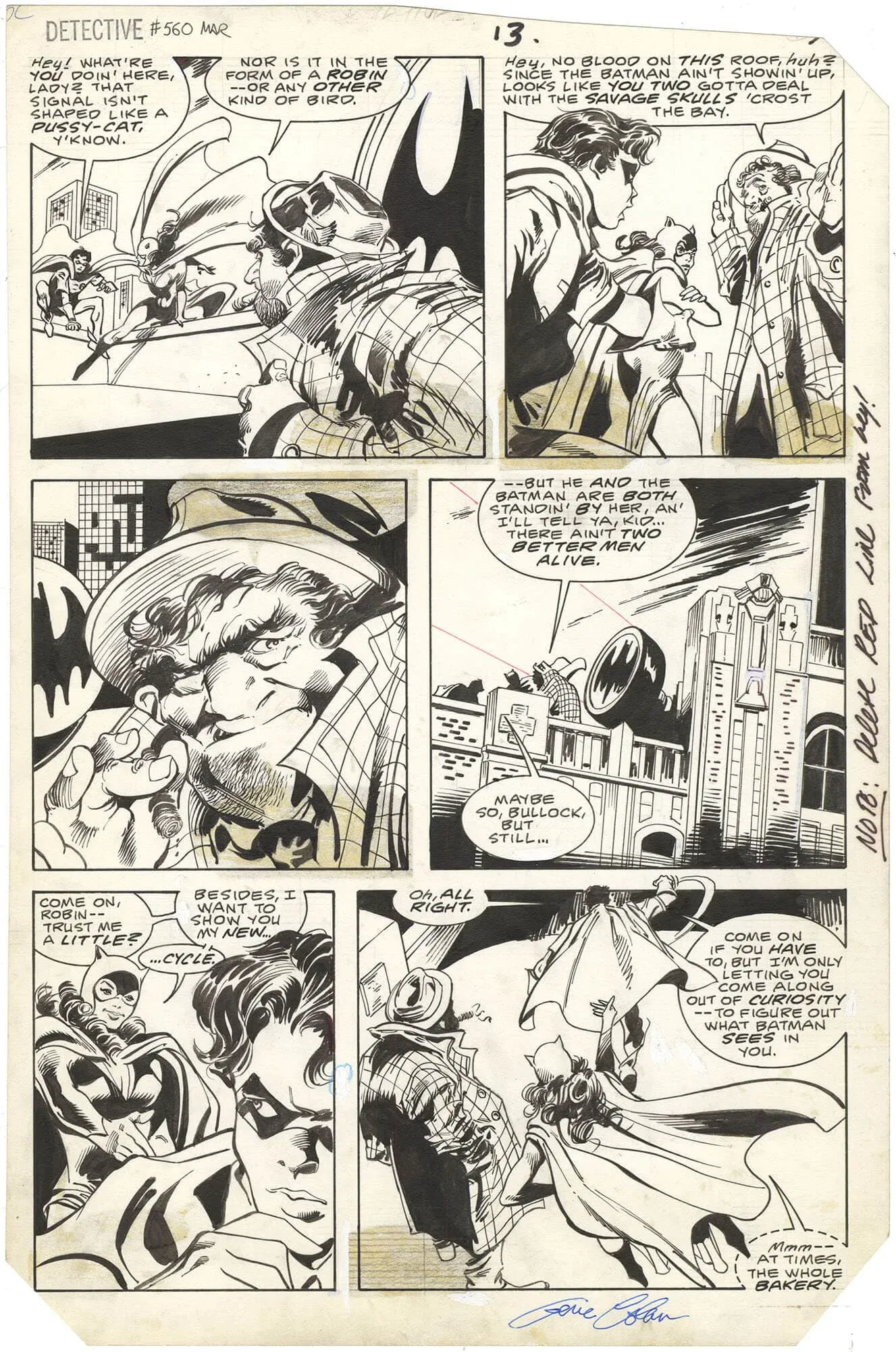 Detective Comics #560 p13 (Catwoman)