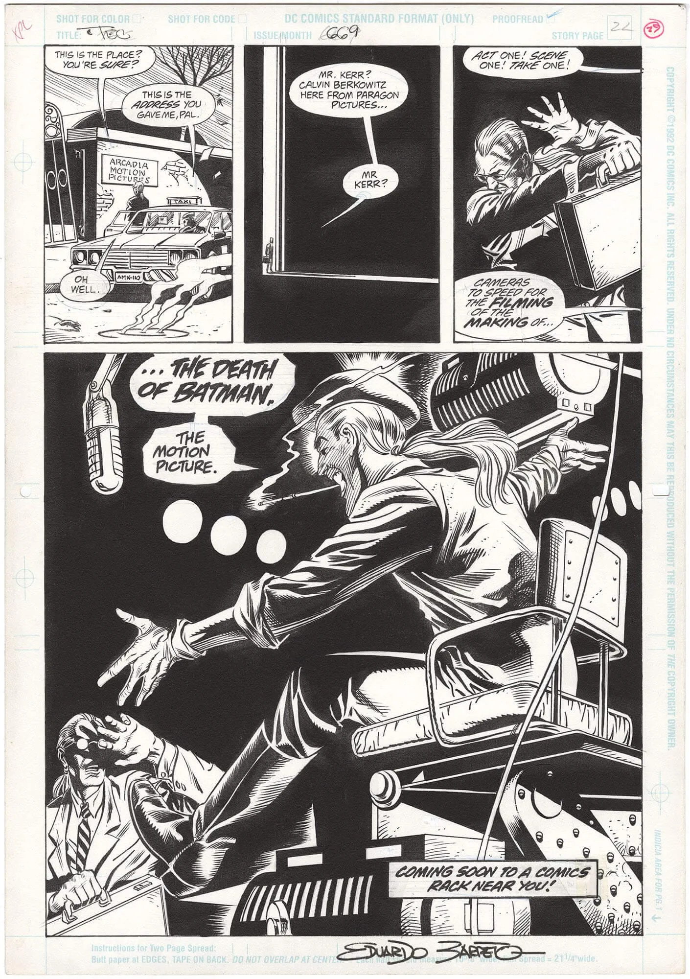 Detective Comics #669 p22 (Joker)(⅔ Splash)