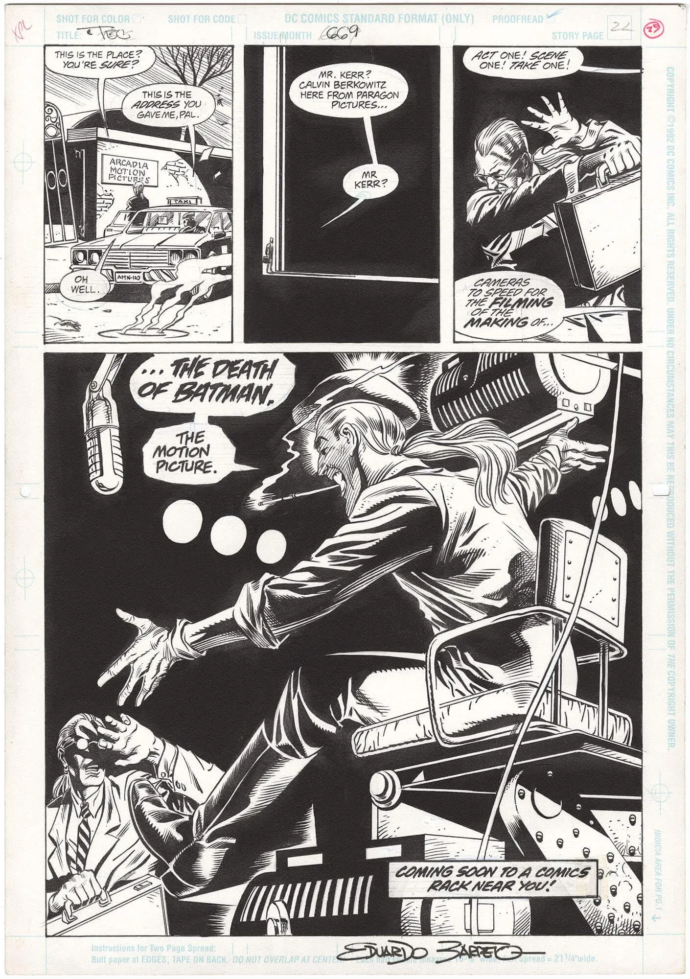 Detective Comics #669 p22 (Joker)(⅔ Splash)