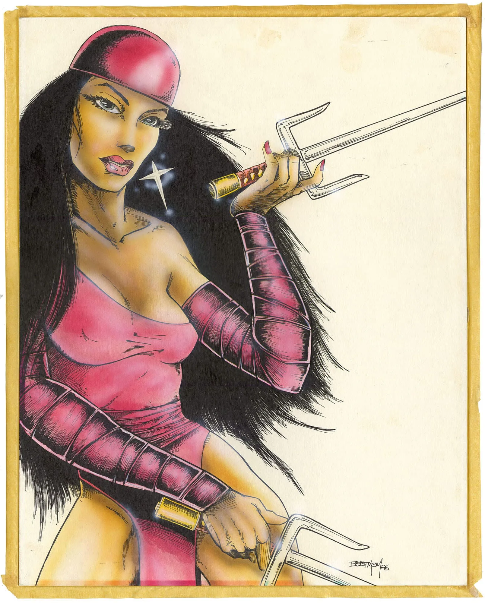 Eastman Elektra Illustration (Painting) Comic Art