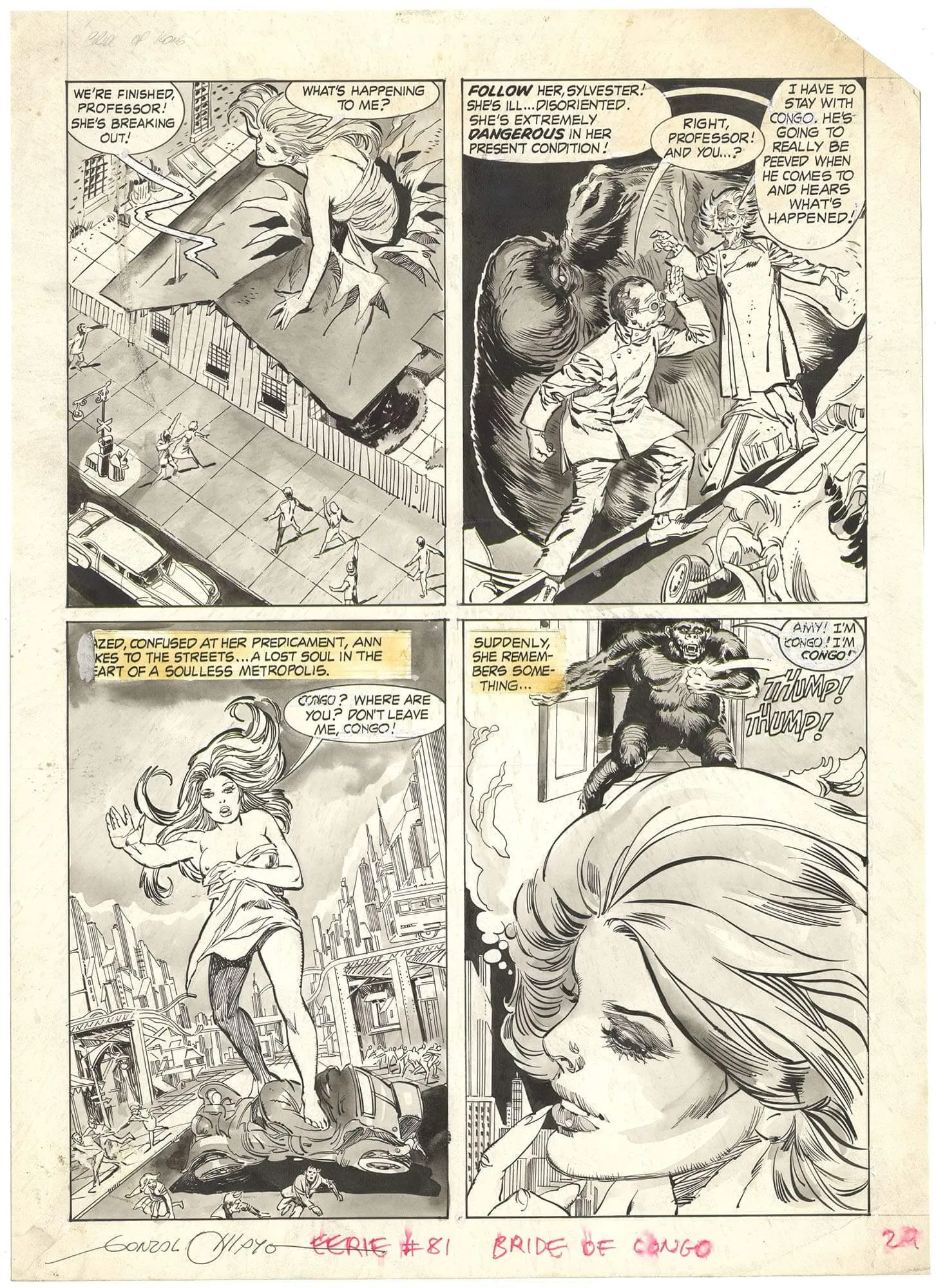 Eerie #81 P29 Comic Art
