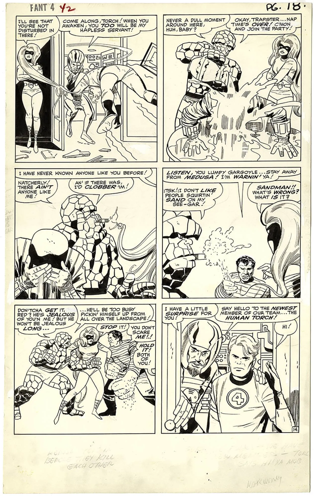 Fantastic Four #42 P14 (Large Art) Comic Art