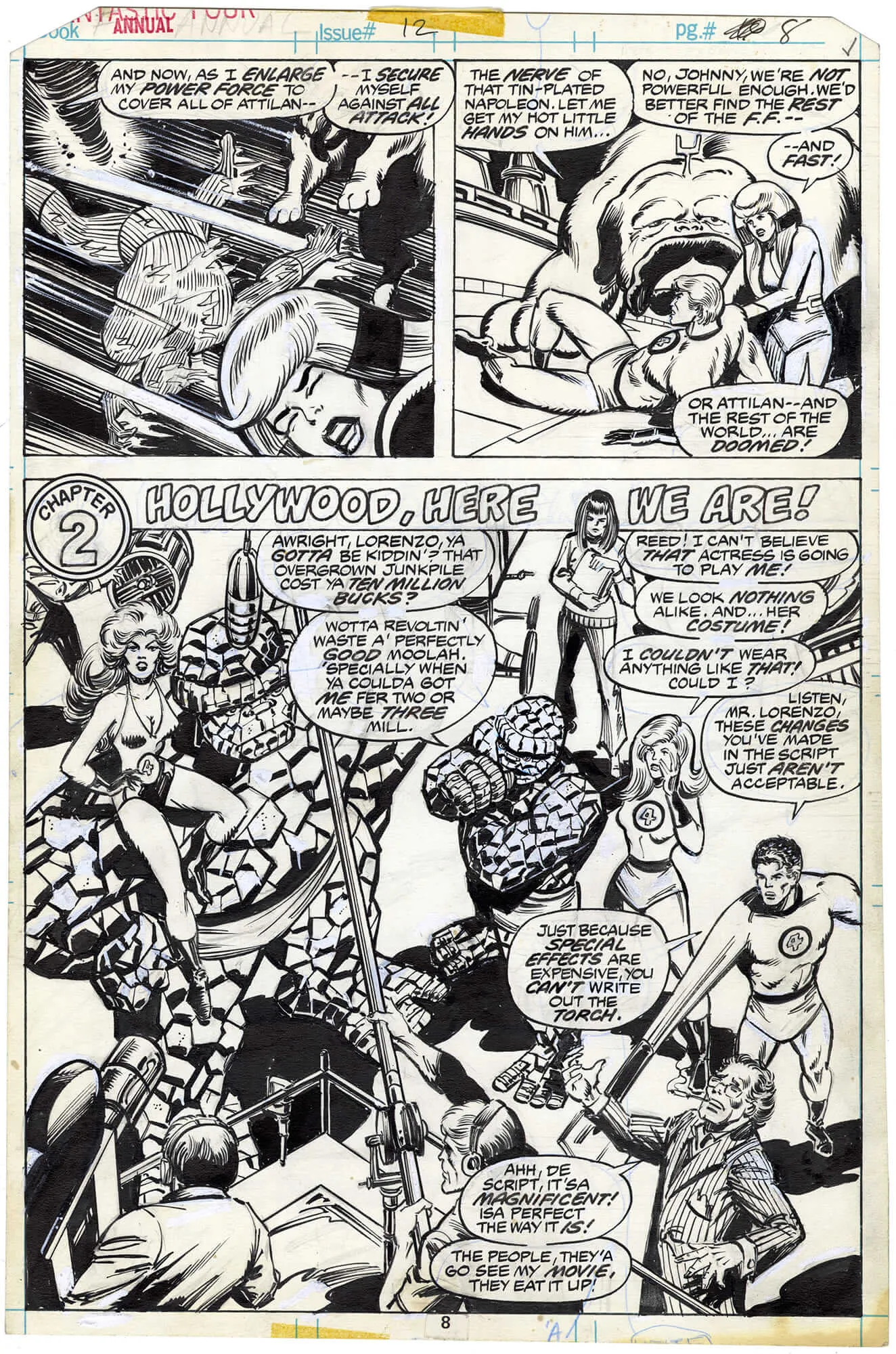 Fantastic Four Annual #12 p8 (⅔ Splash)