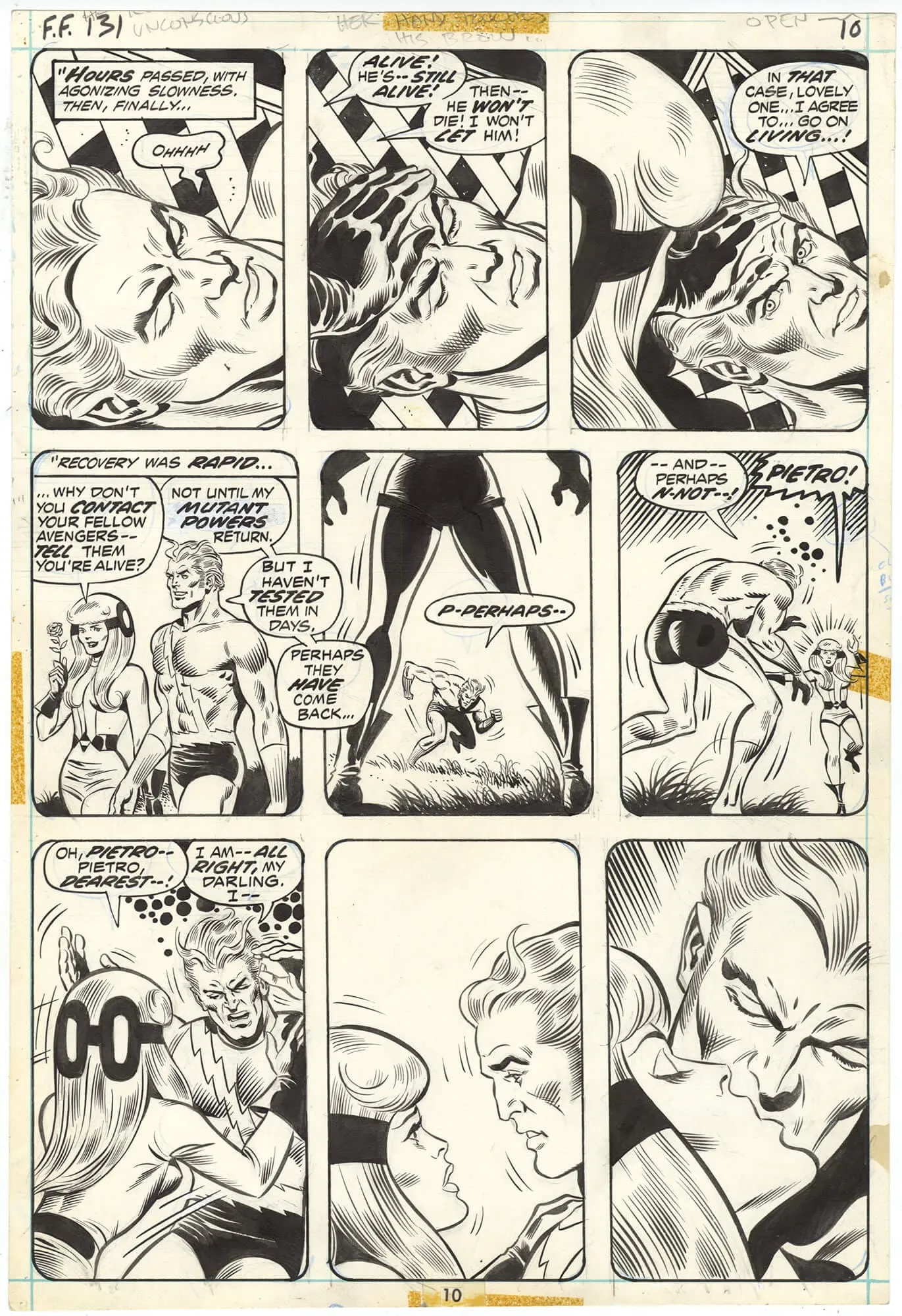 Fantastic Four #131 P10 Comic Art
