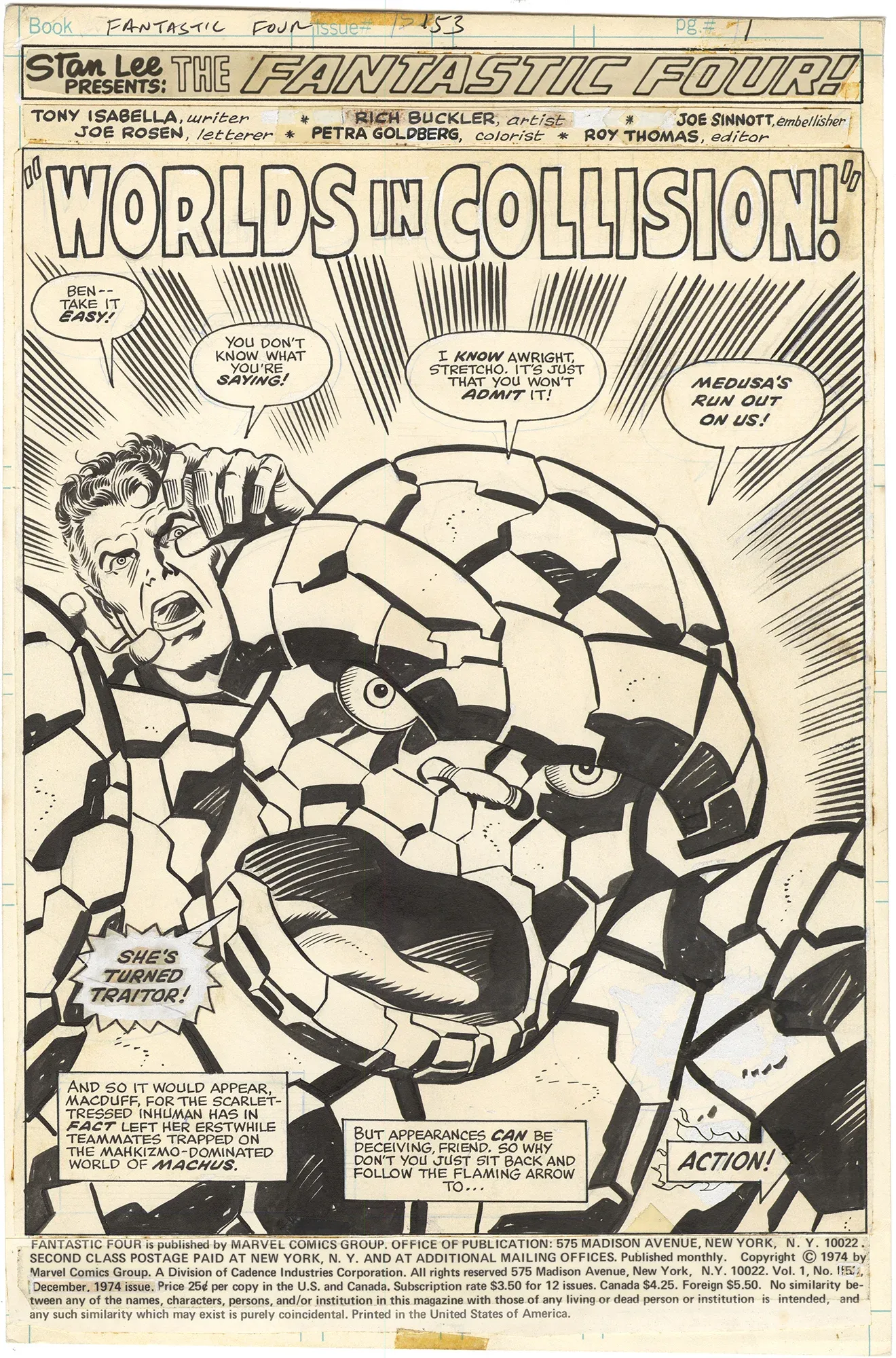 Fantastic Four #153 p1