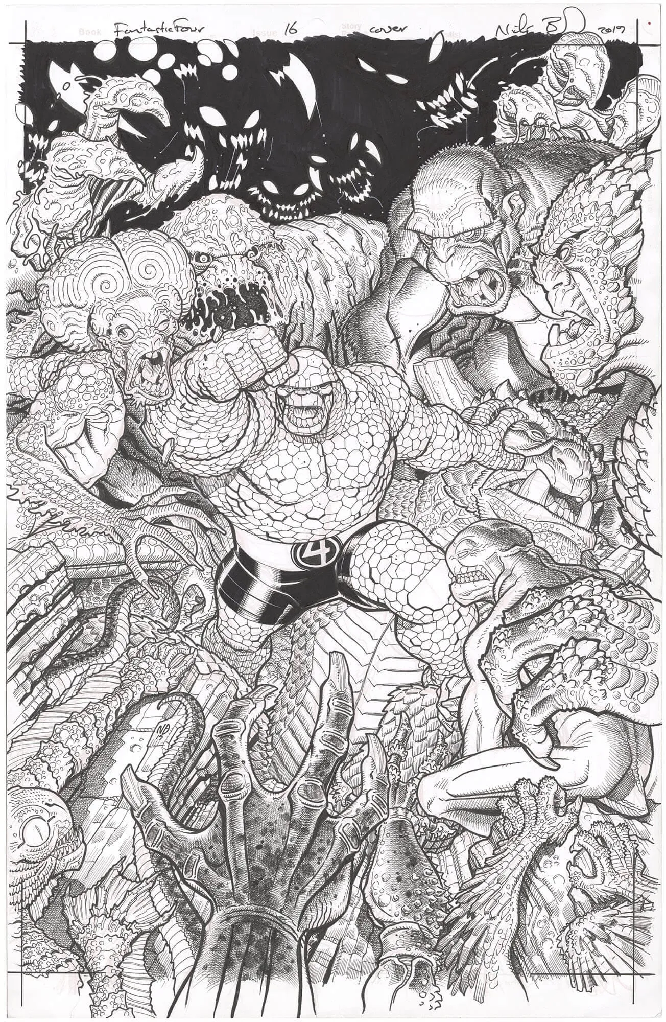 Fantastic Four #16 Cover (Signed)