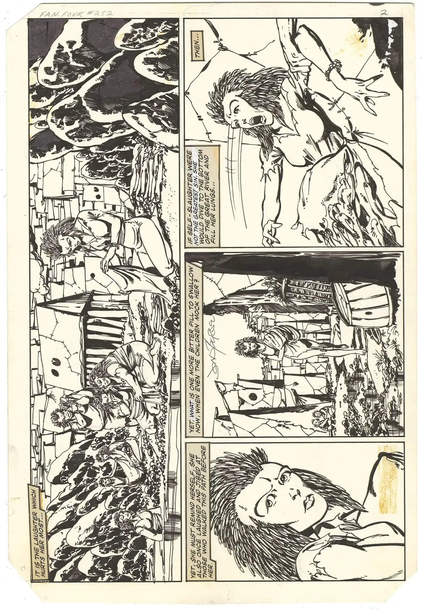 Fantastic Four #252 p2 (Signed)