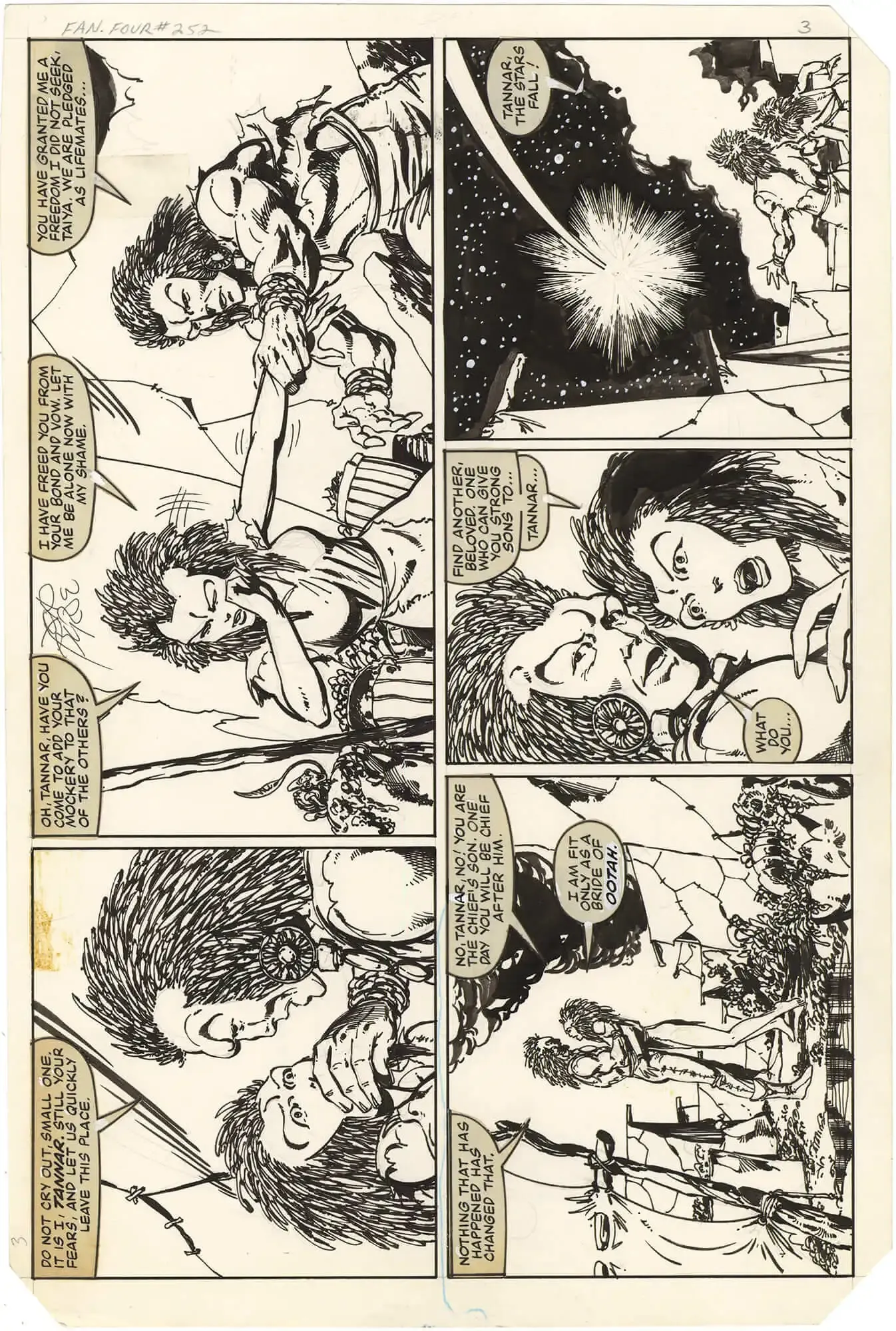 Fantastic Four #252 p3 (Signed)