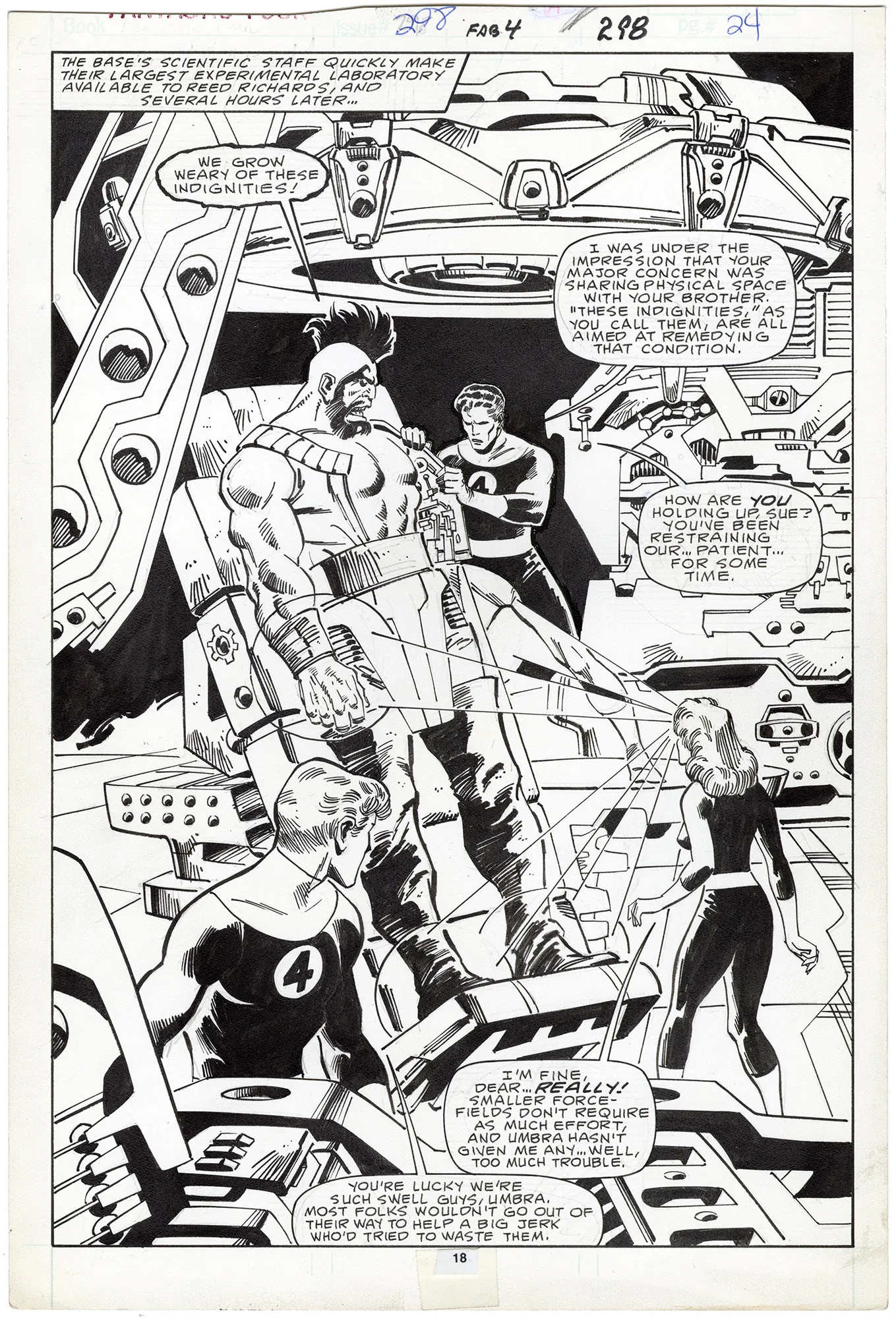 Fantastic Four #298 p18 (Splash)