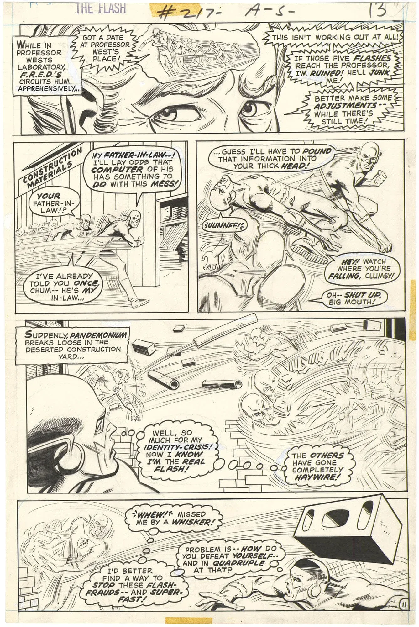 Flash #217 p11 (Flash vs Flash)