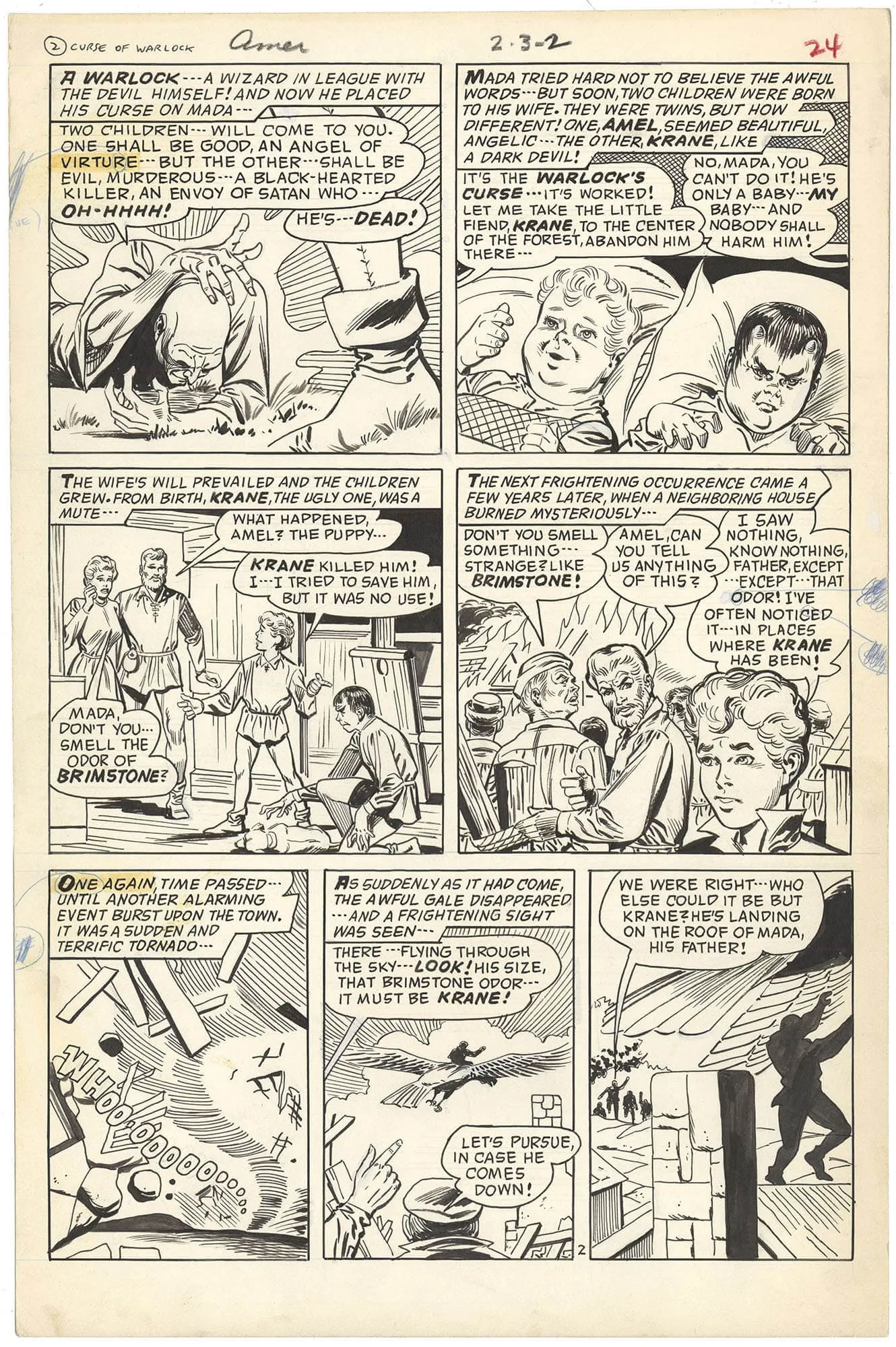 Forbidden Worlds #137 P2 (Large Art) Comic Art