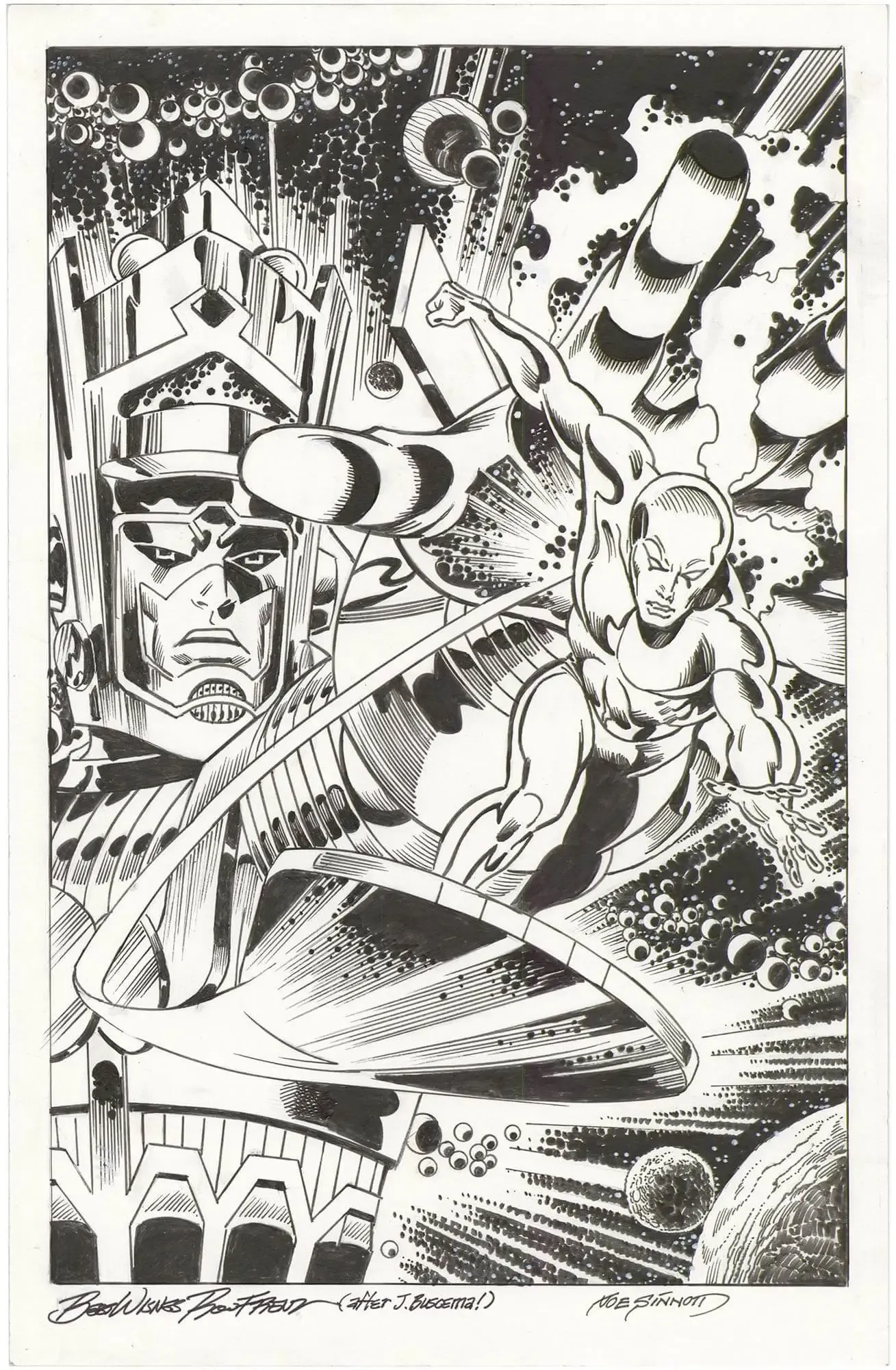 Frenz Galactus Silver Surfer Commission