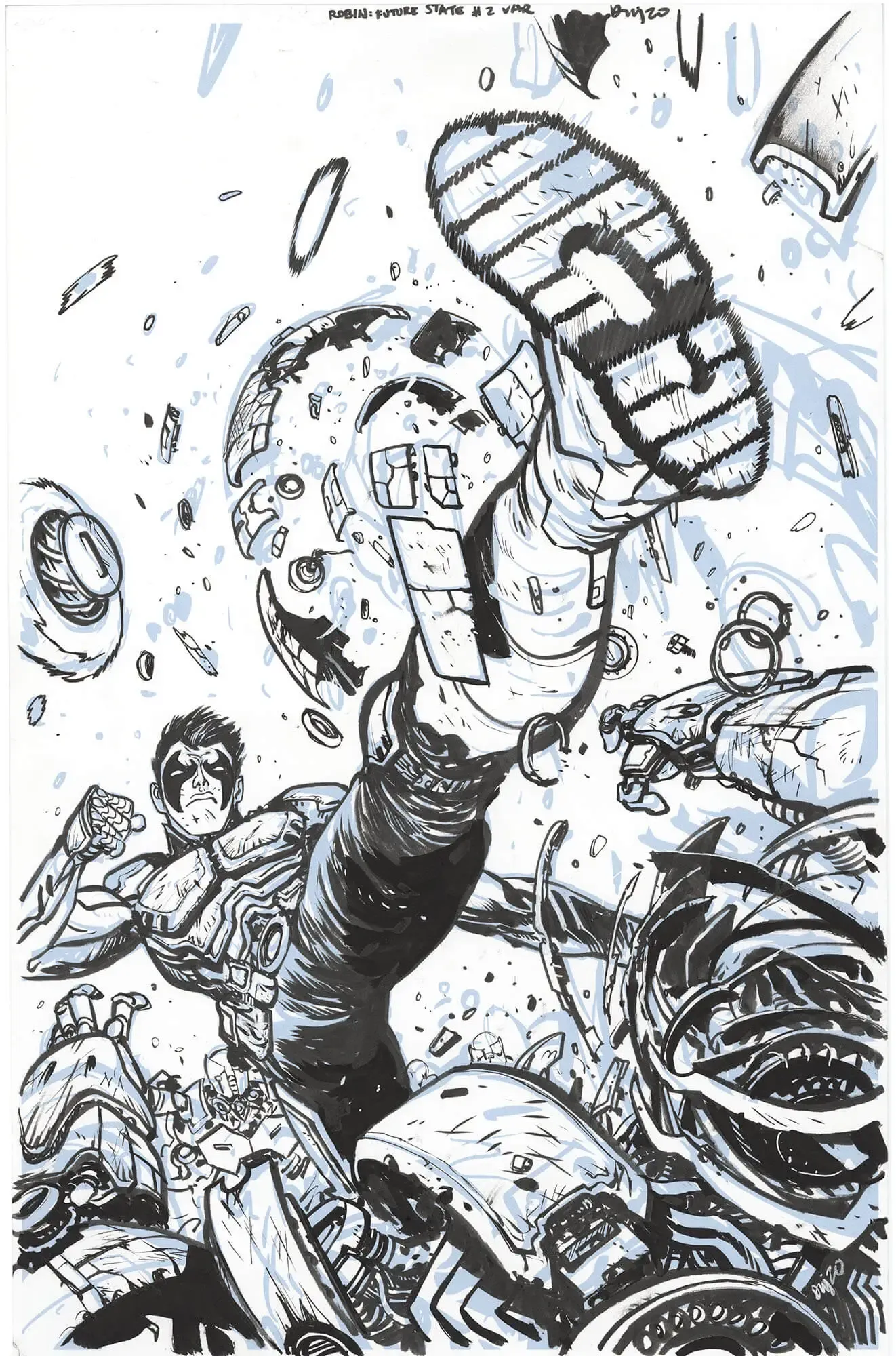 Future State: Robin Eternal Cover #2 Variant Cover (Signed)