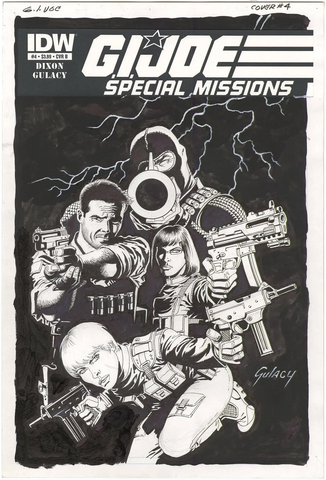 G.I. Joe Special Missions #4 Cover Comic Art