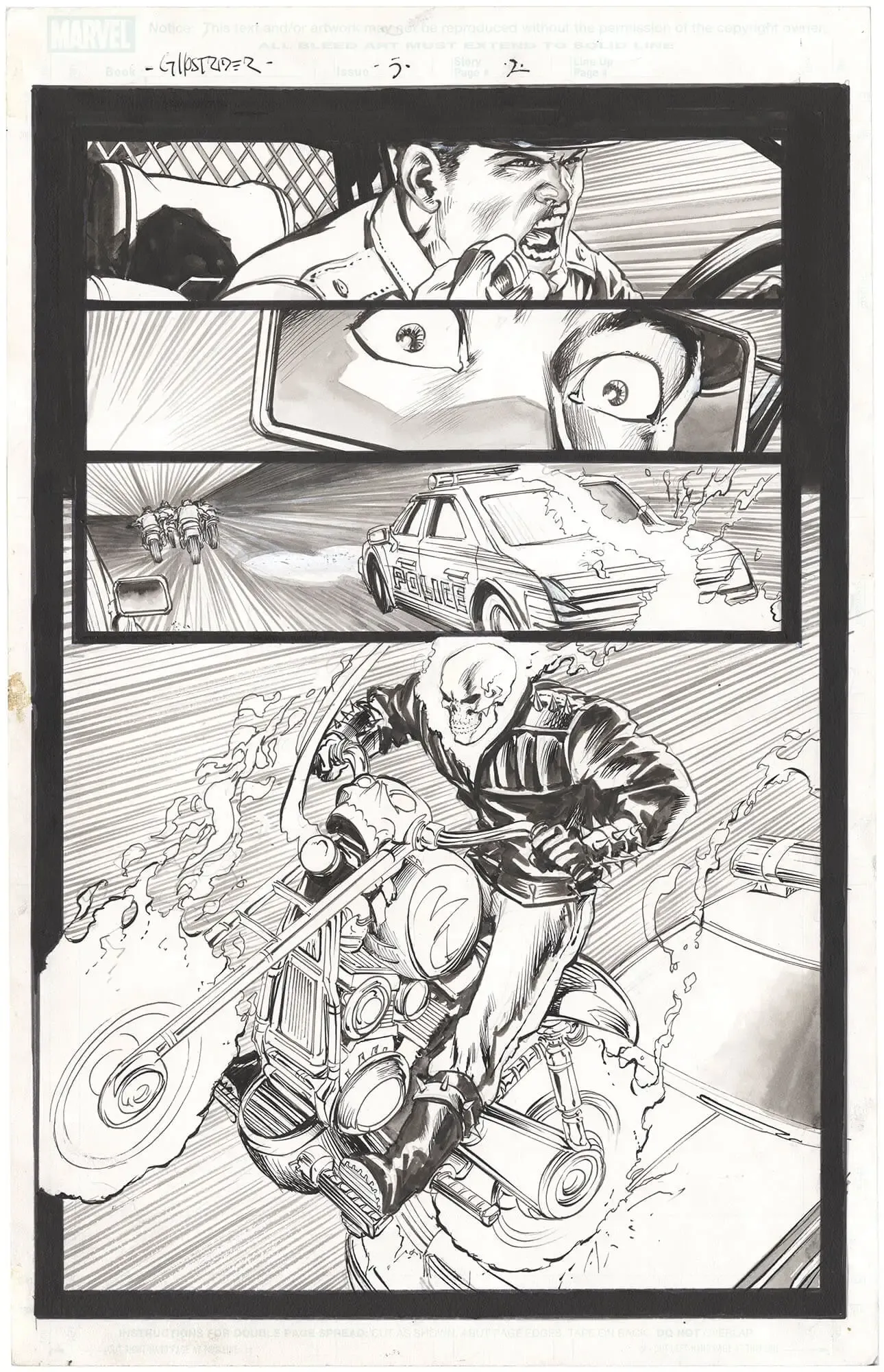 Ghost Rider #5 p2 (½ Splash)