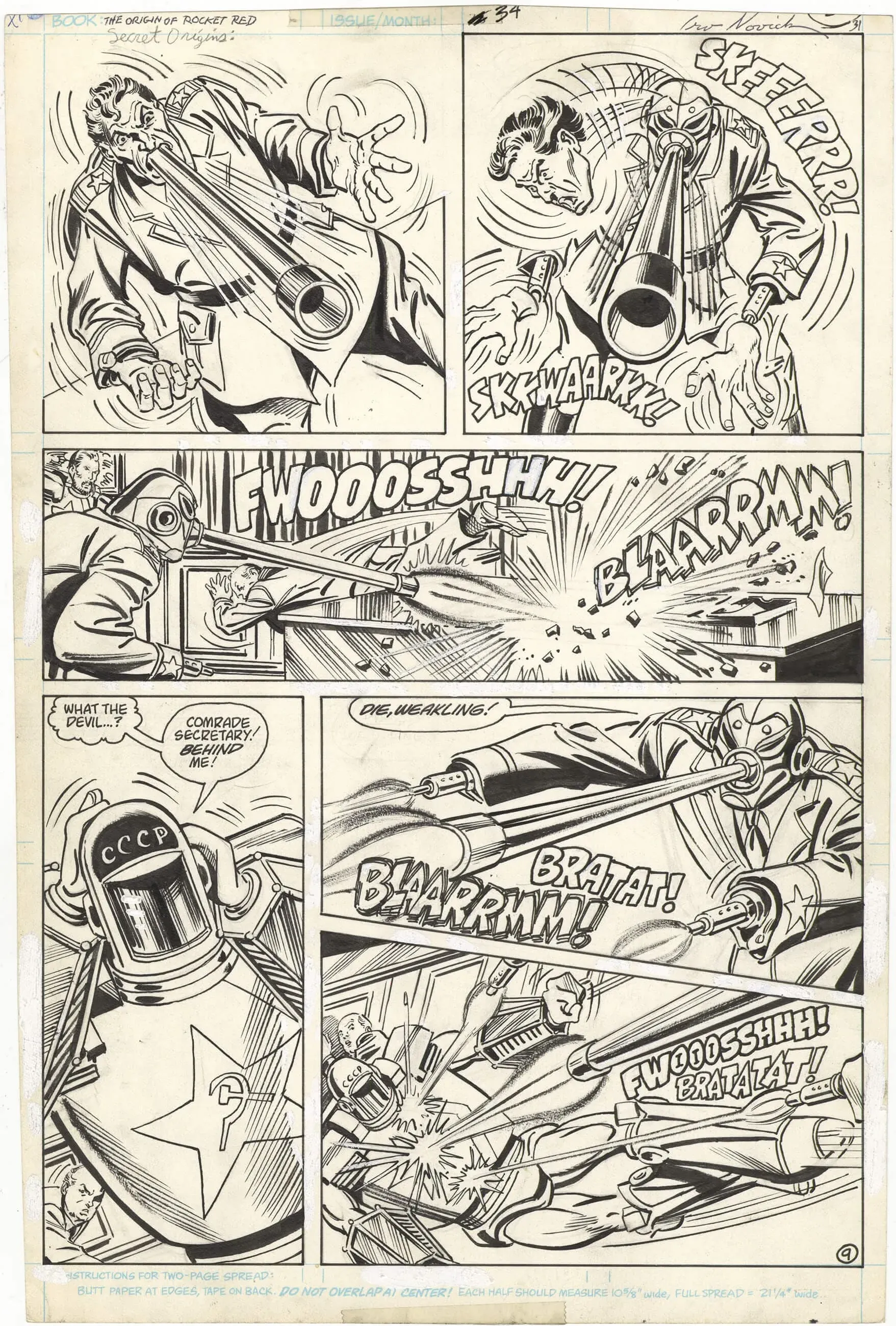 Secrets Origins #34 p9 (Signed)