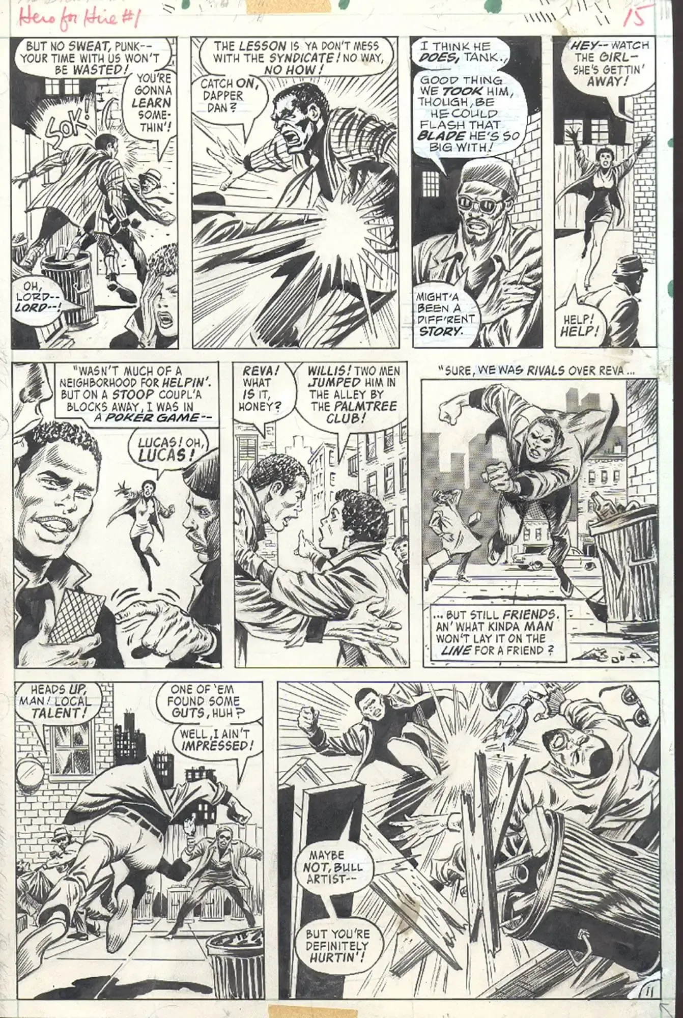 Hero for Hire #1 p11 (first Appearance + Origin)