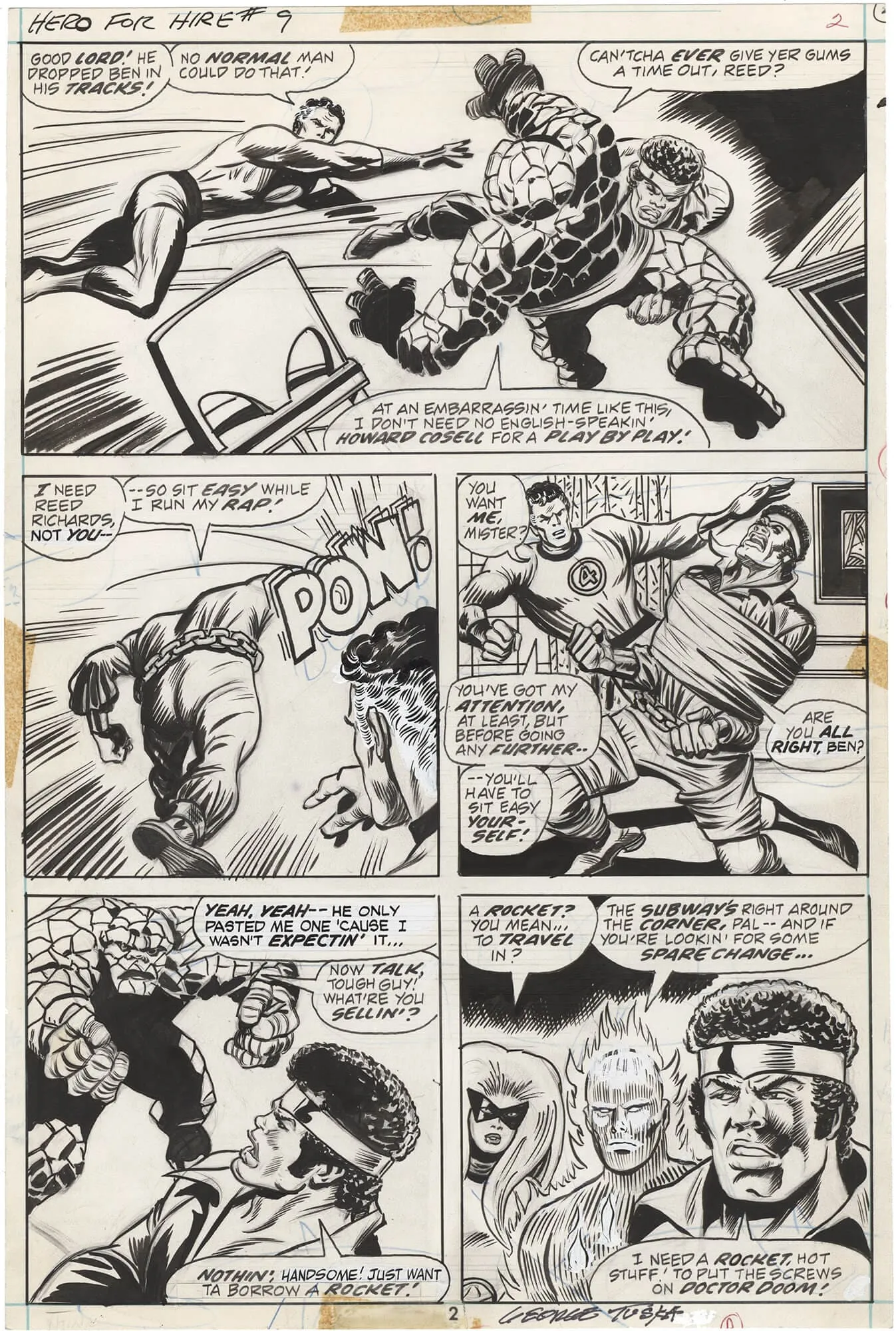 Hero For Hire #9 p2 (Fantastic Four First Meeting)