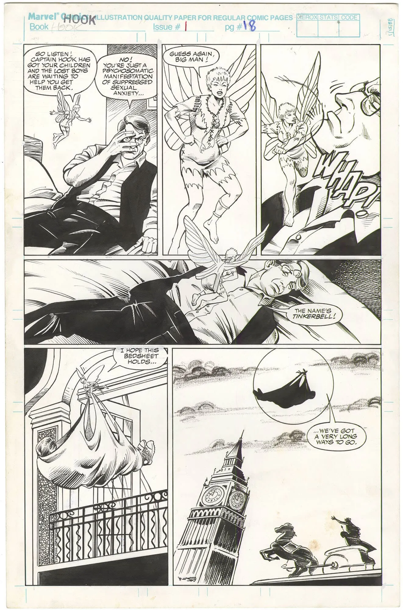 Hook #1 P18 (Tinker Bell) Comic Art