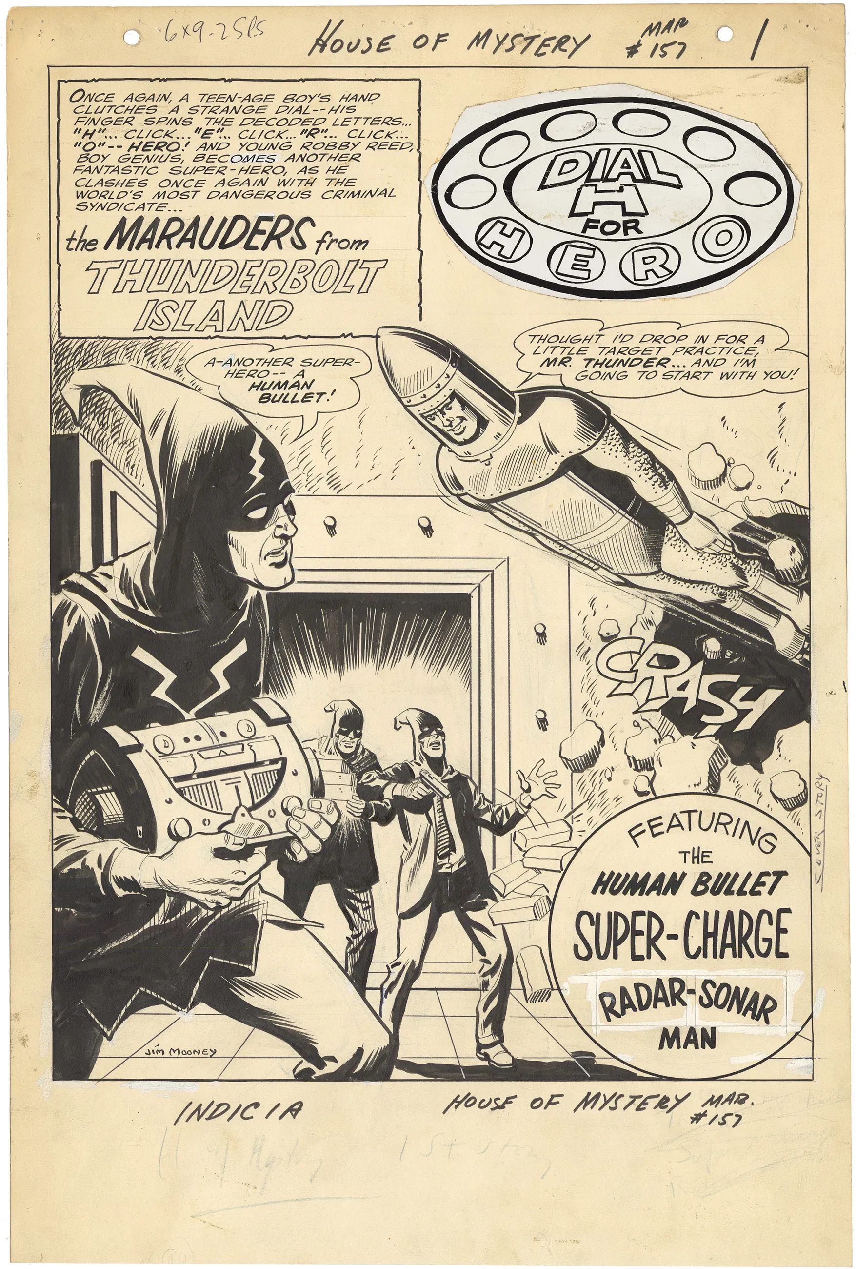 House Of Mystery #157 P1 Comic Art