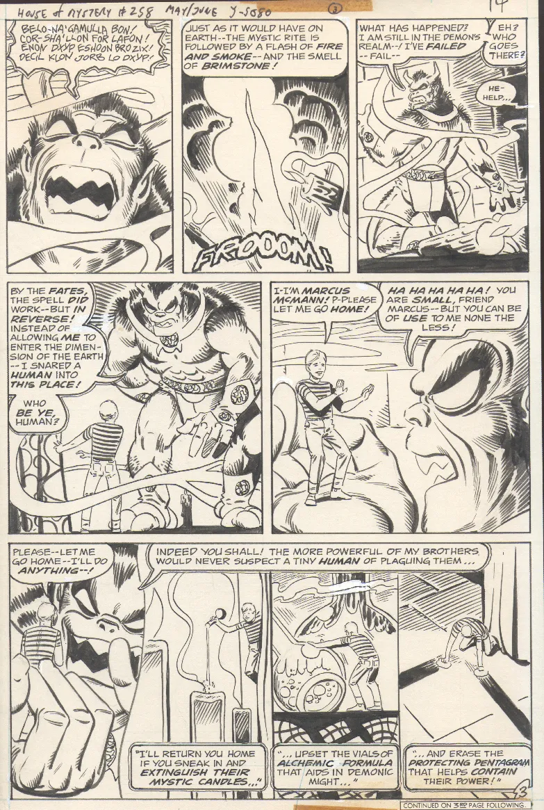 House of Mystery #258 p3