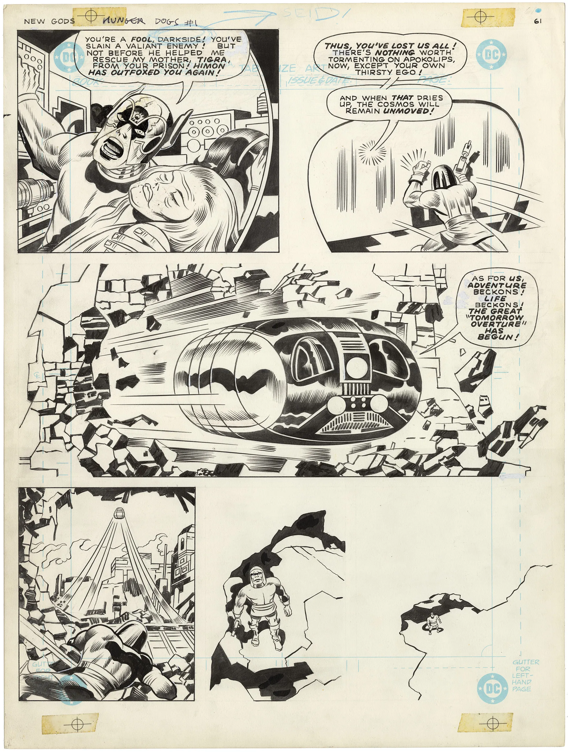 DC Graphic Novel - New Gods - Hunger Dogs (Large Art)