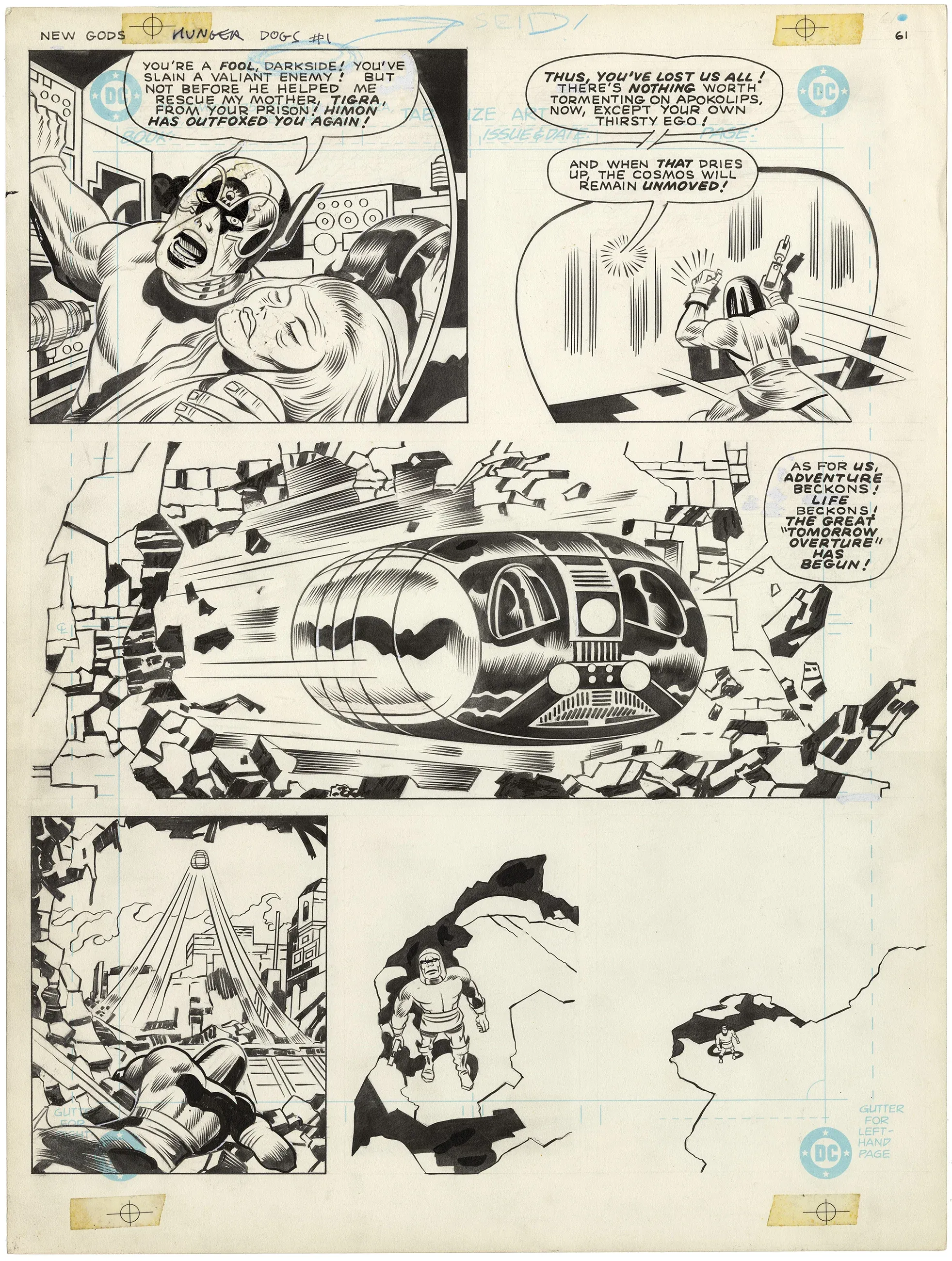 DC Graphic Novel - New Gods - Hunger Dogs (Large Art)